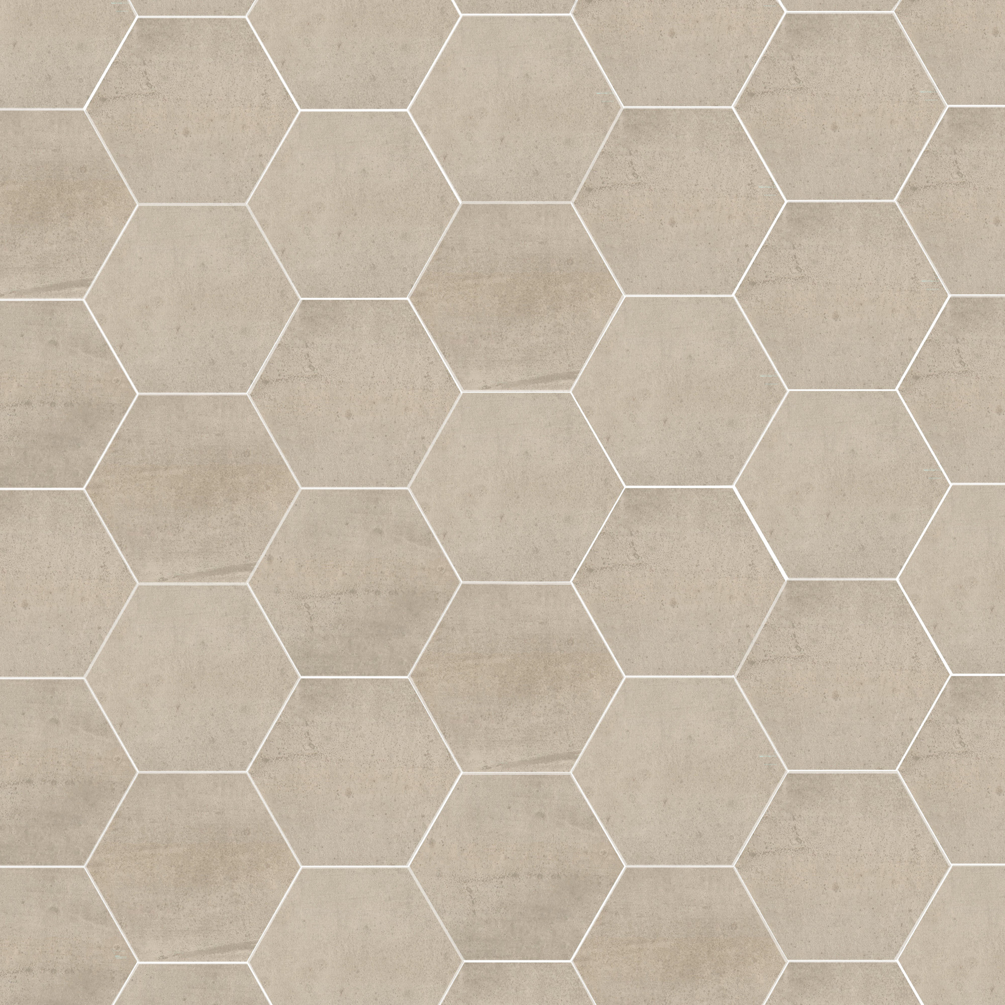 Hexagon Mat Krem Yer Karosu