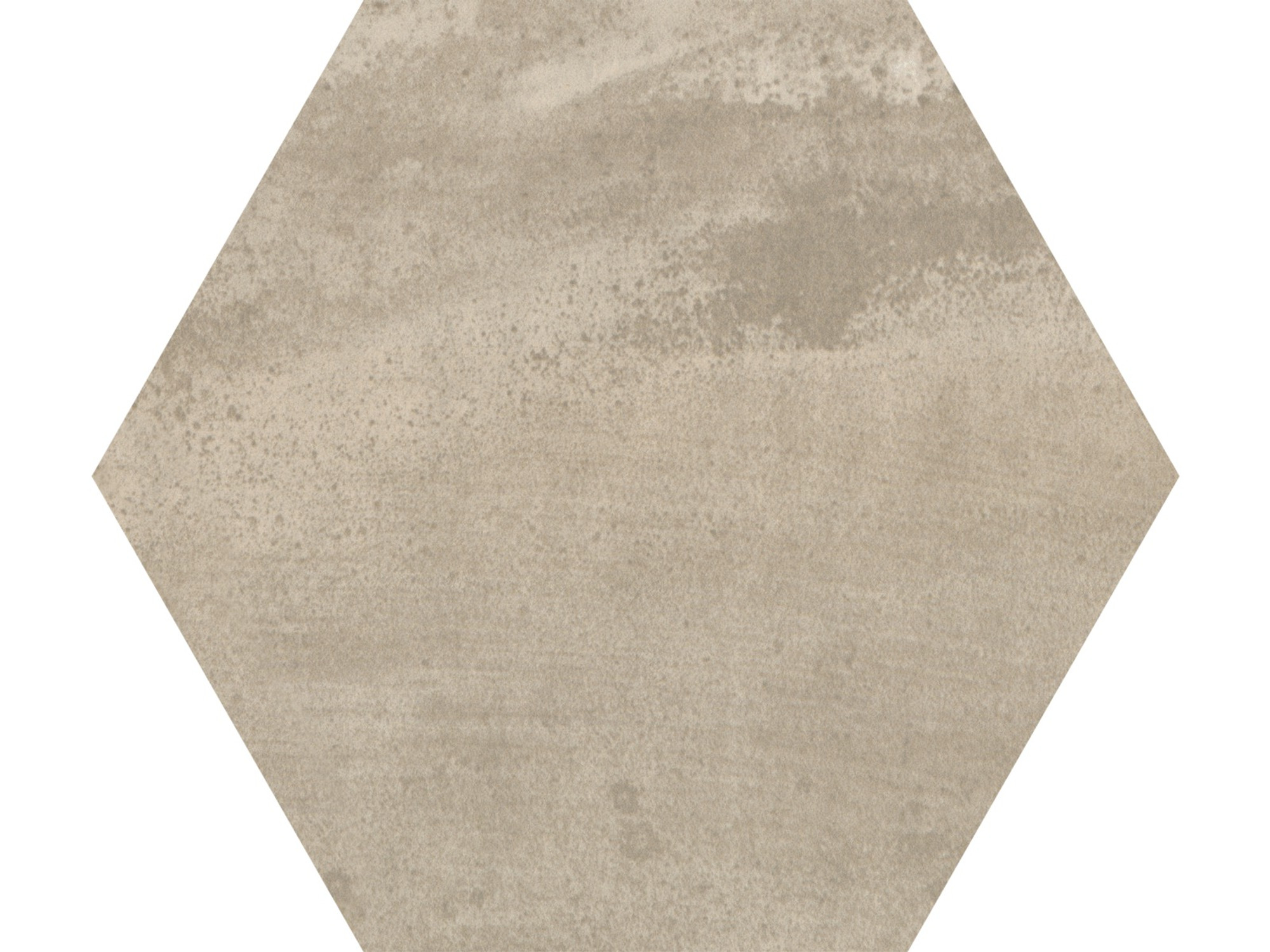 Hexagon Matte Cream Floor Tile