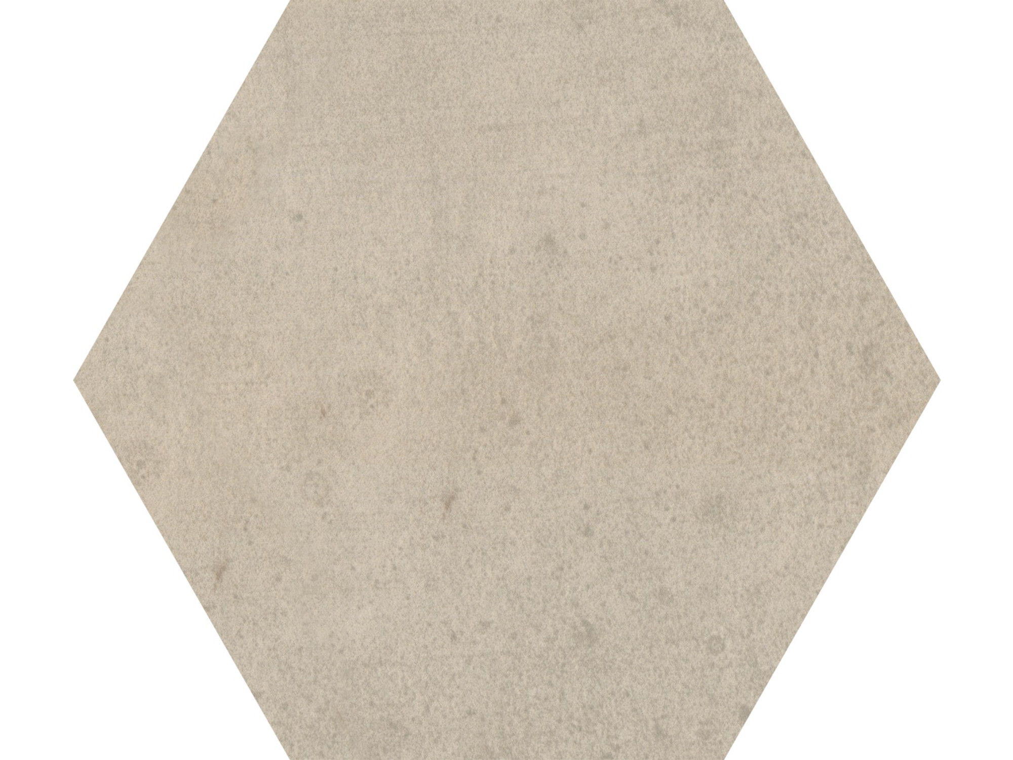 Hexagon Matte Cream Floor Tile
