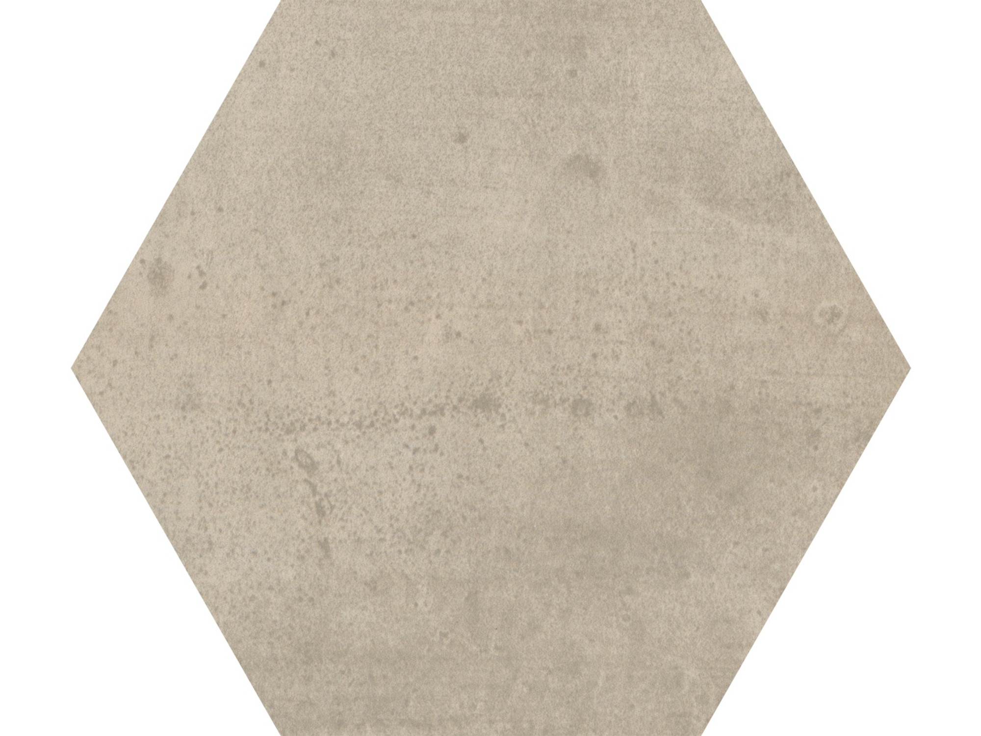 Hexagon Matte Cream Floor Tile