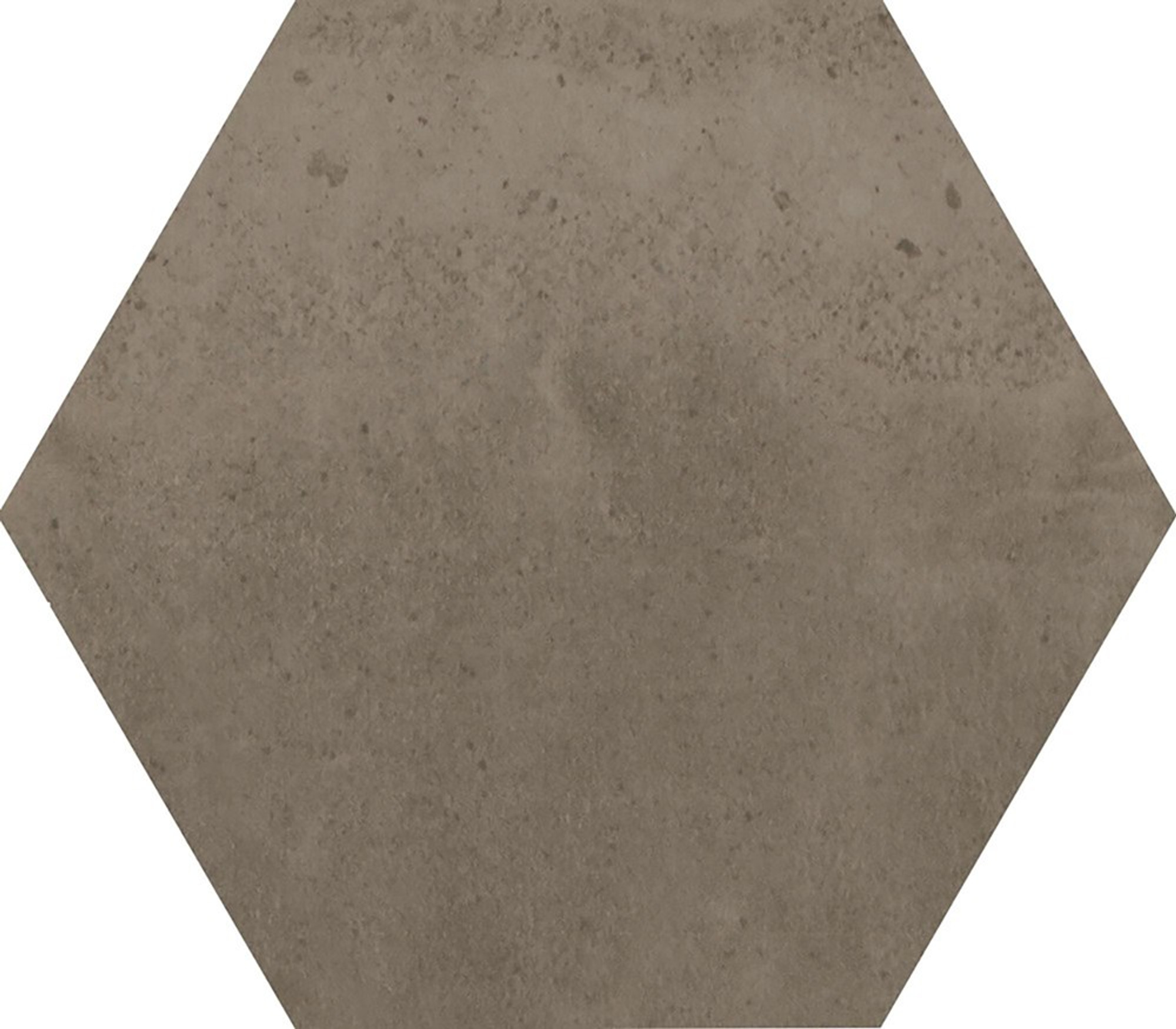 Hexagon Matte Taupe Floor Tile