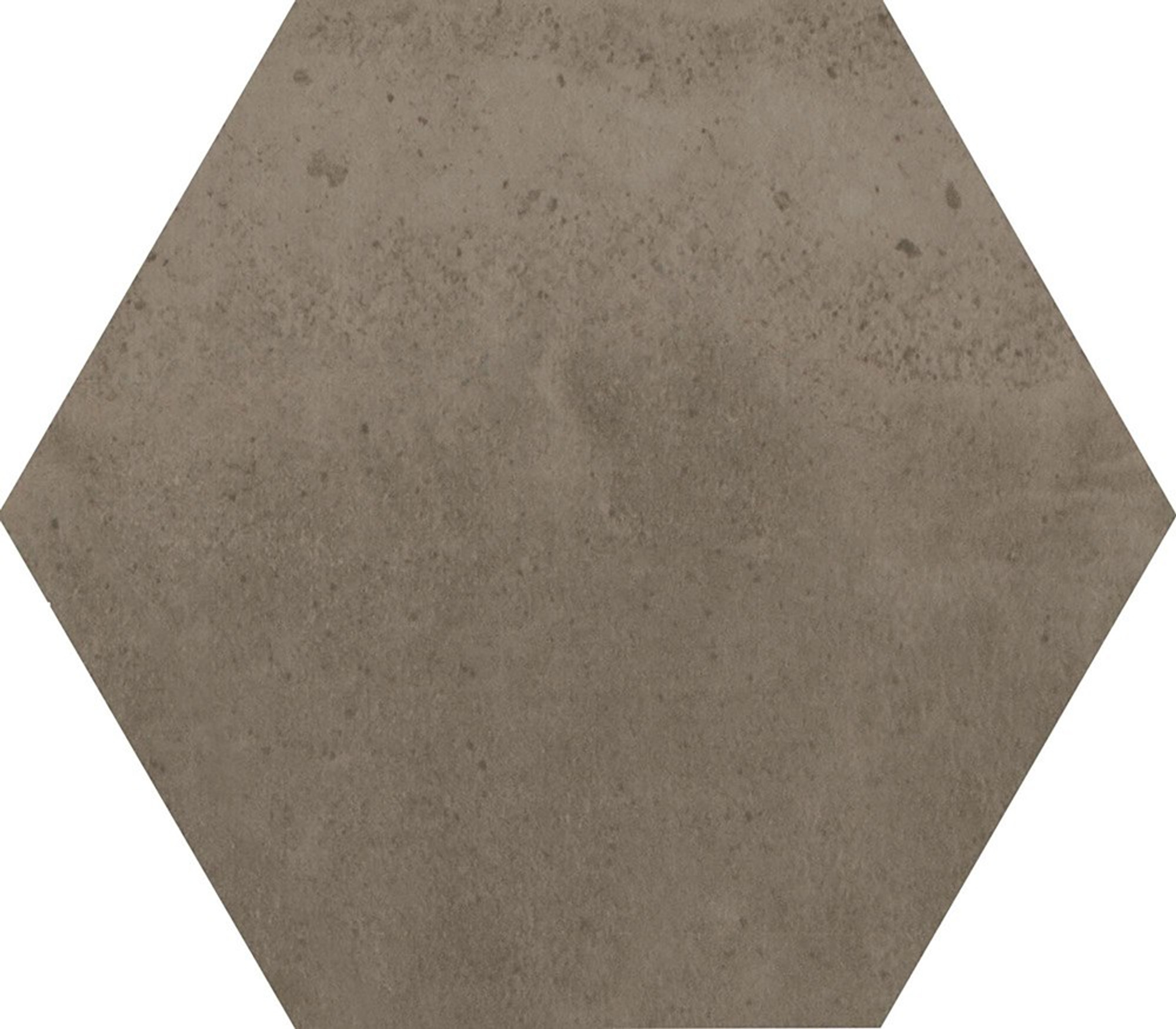 Hexagon Matte Taupe Floor Tile