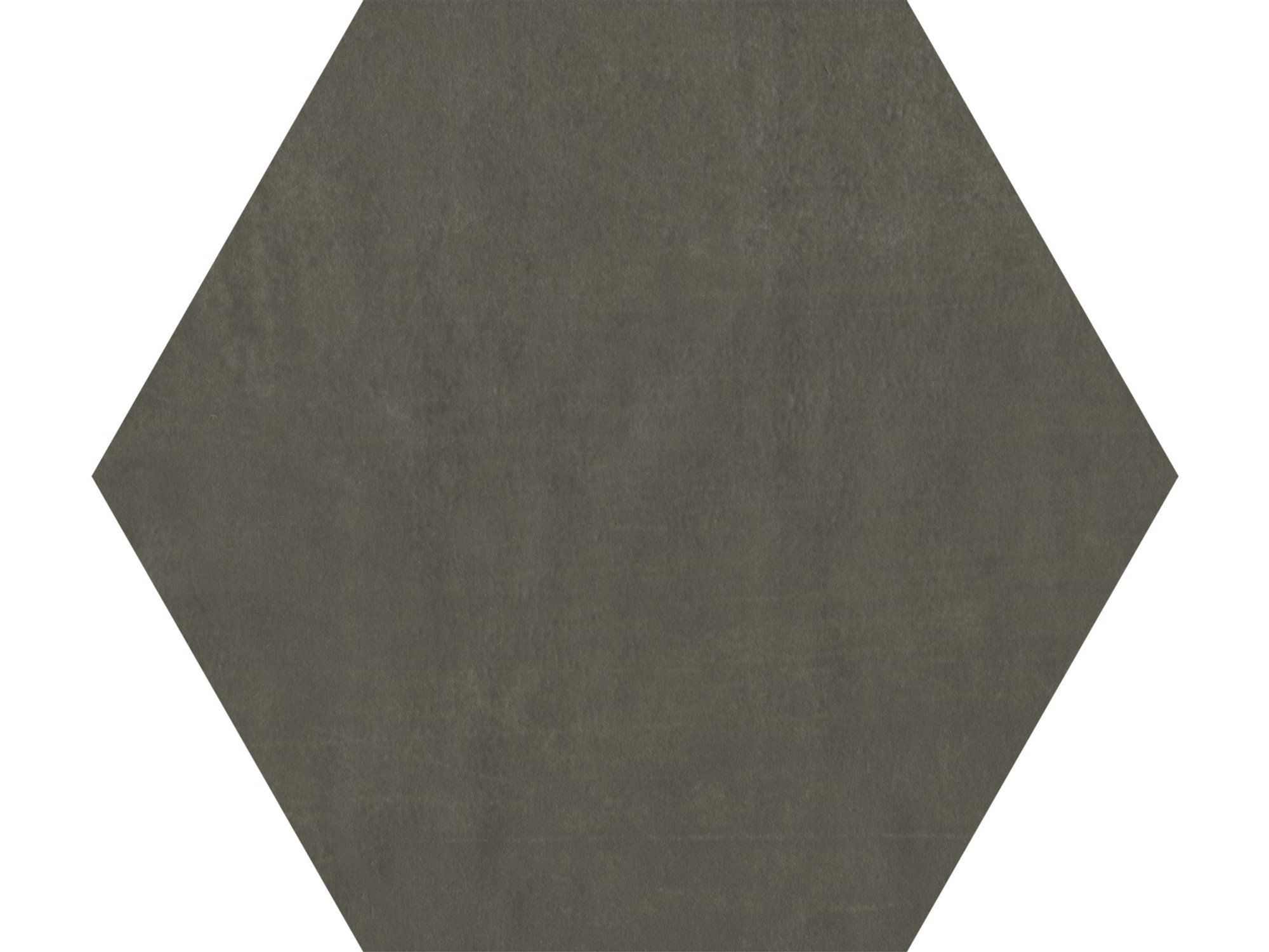 Hexagon Matte Black Floor Tile