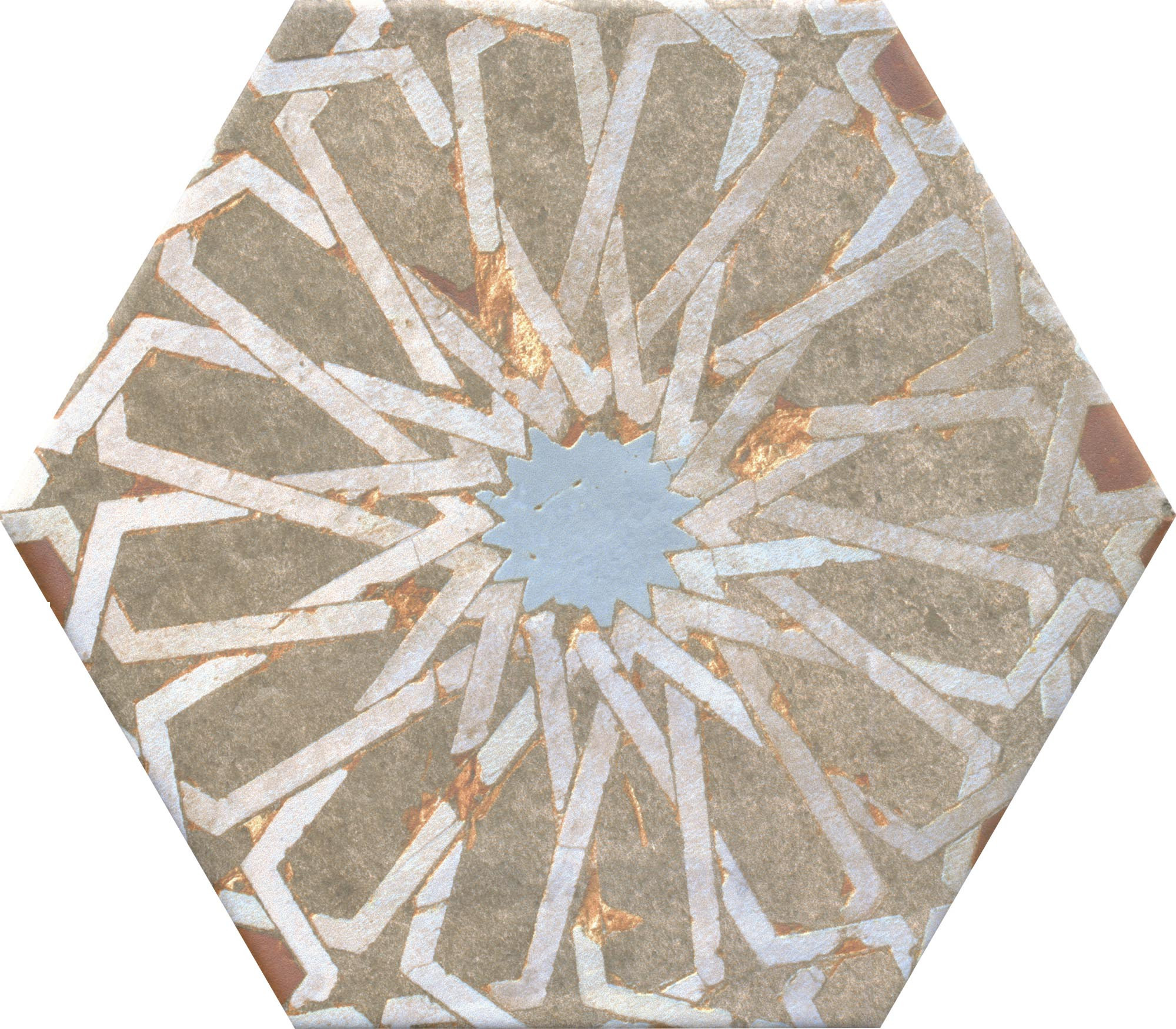 Hexagon Mat Heritage Dekor