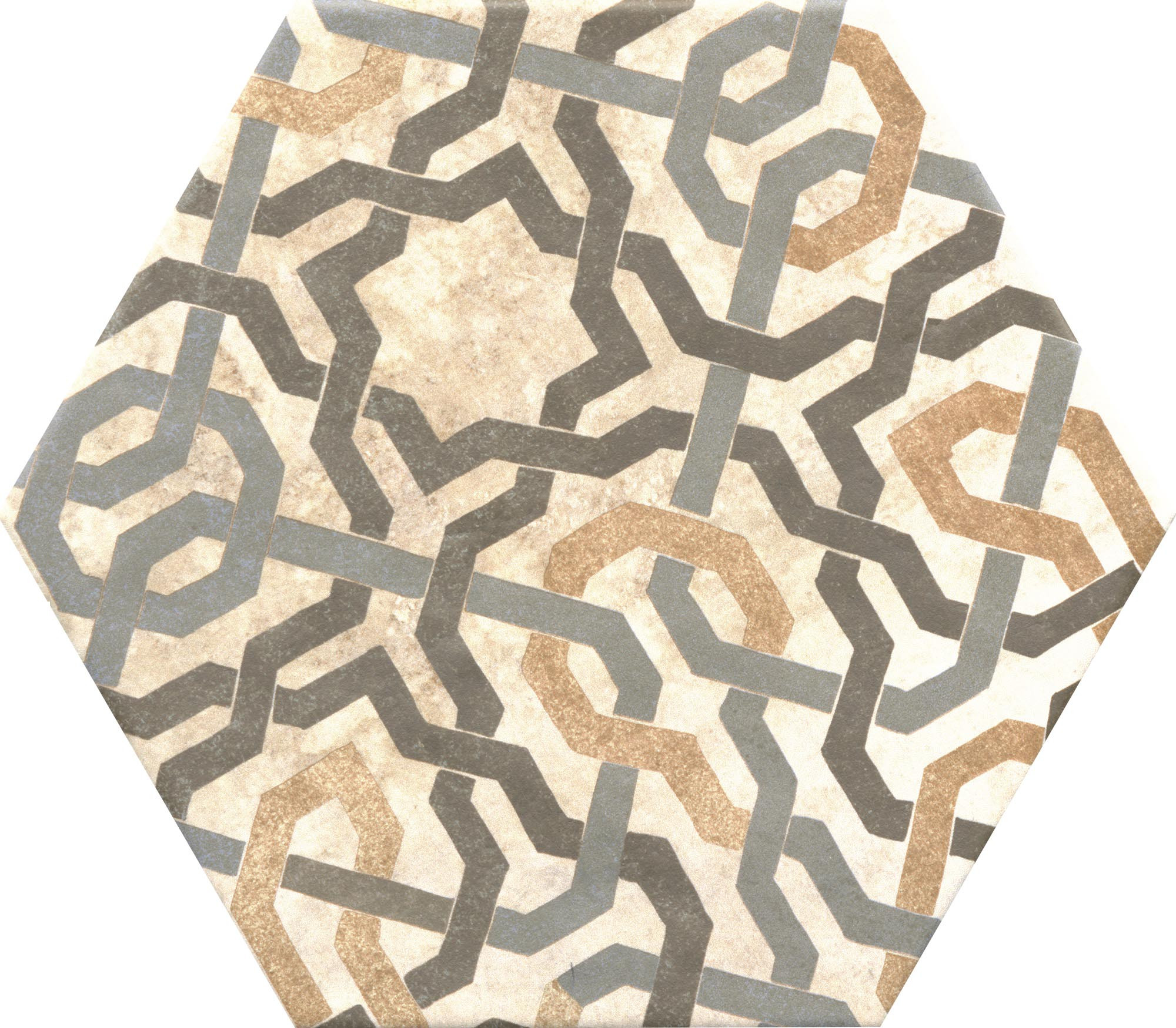 Hexagon Mat Heritage Dekor