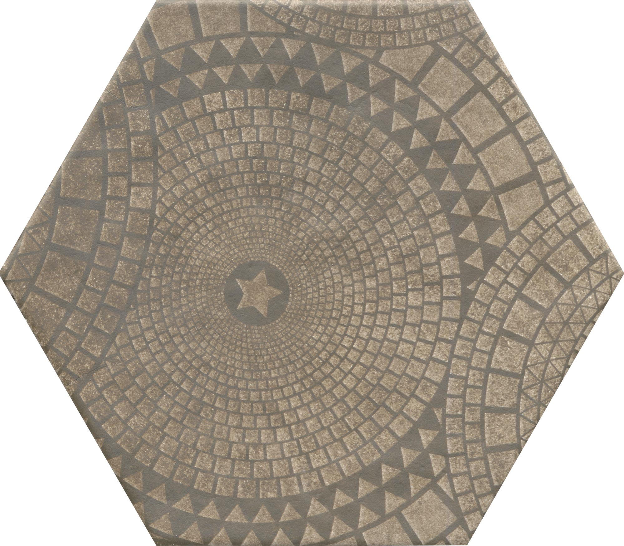 Hexagon Mat Bold Dekor