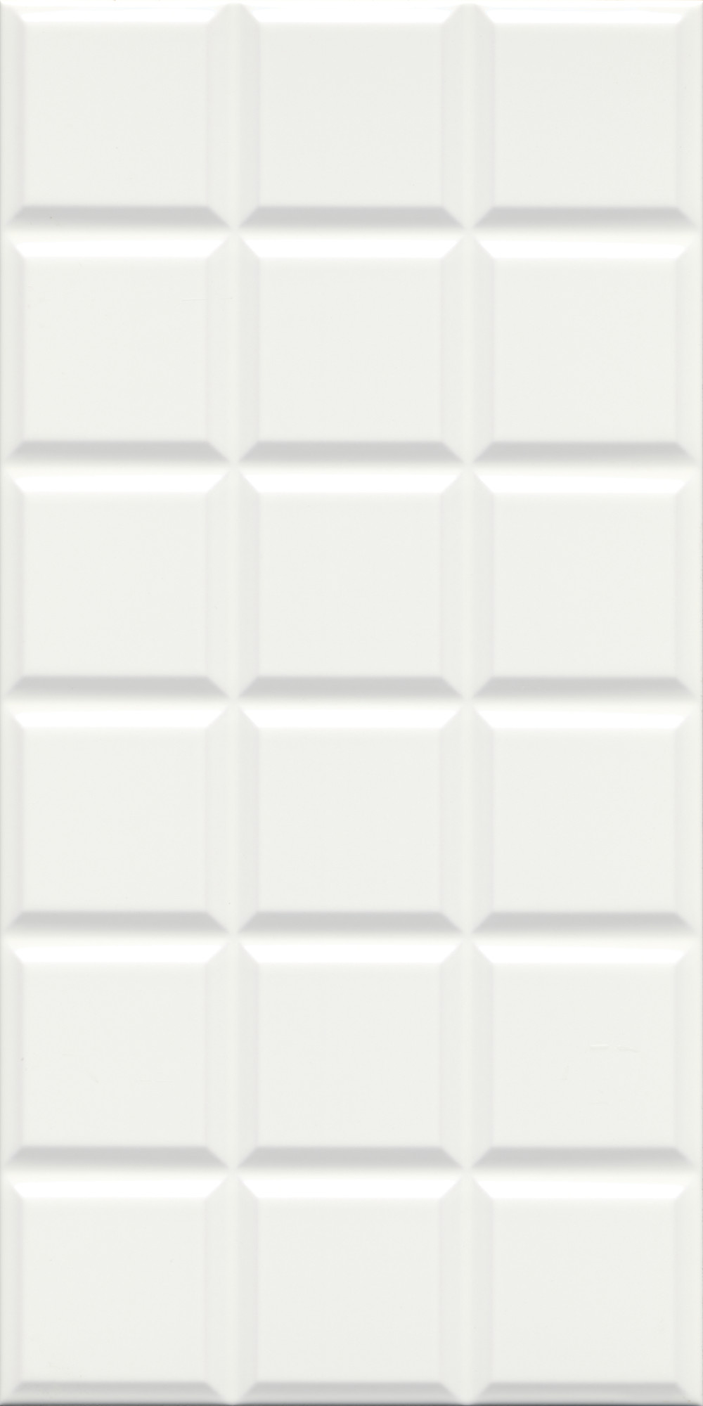 Millennium Parlak Beyaz Kare Duvar Karosu 30x60
