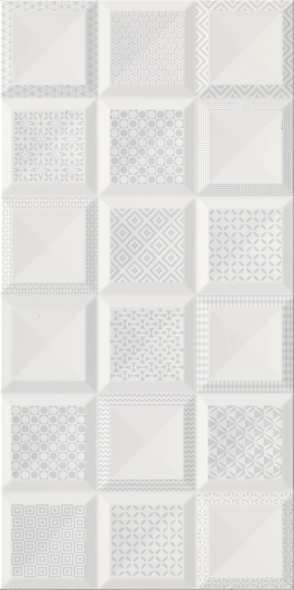 Aria Parlak Gri Modern Duvar Karosu 30x60