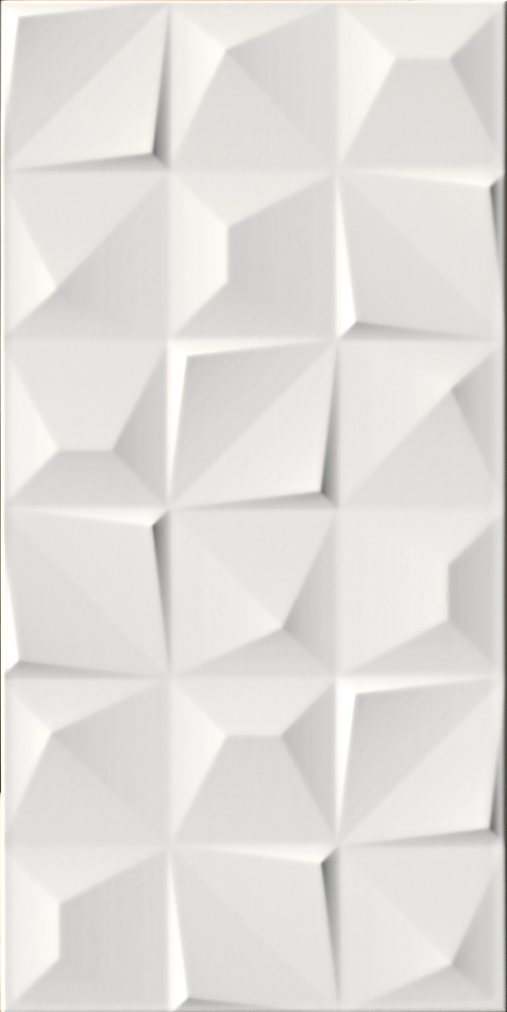 Natte Glossy White Prizma Decor 30x60