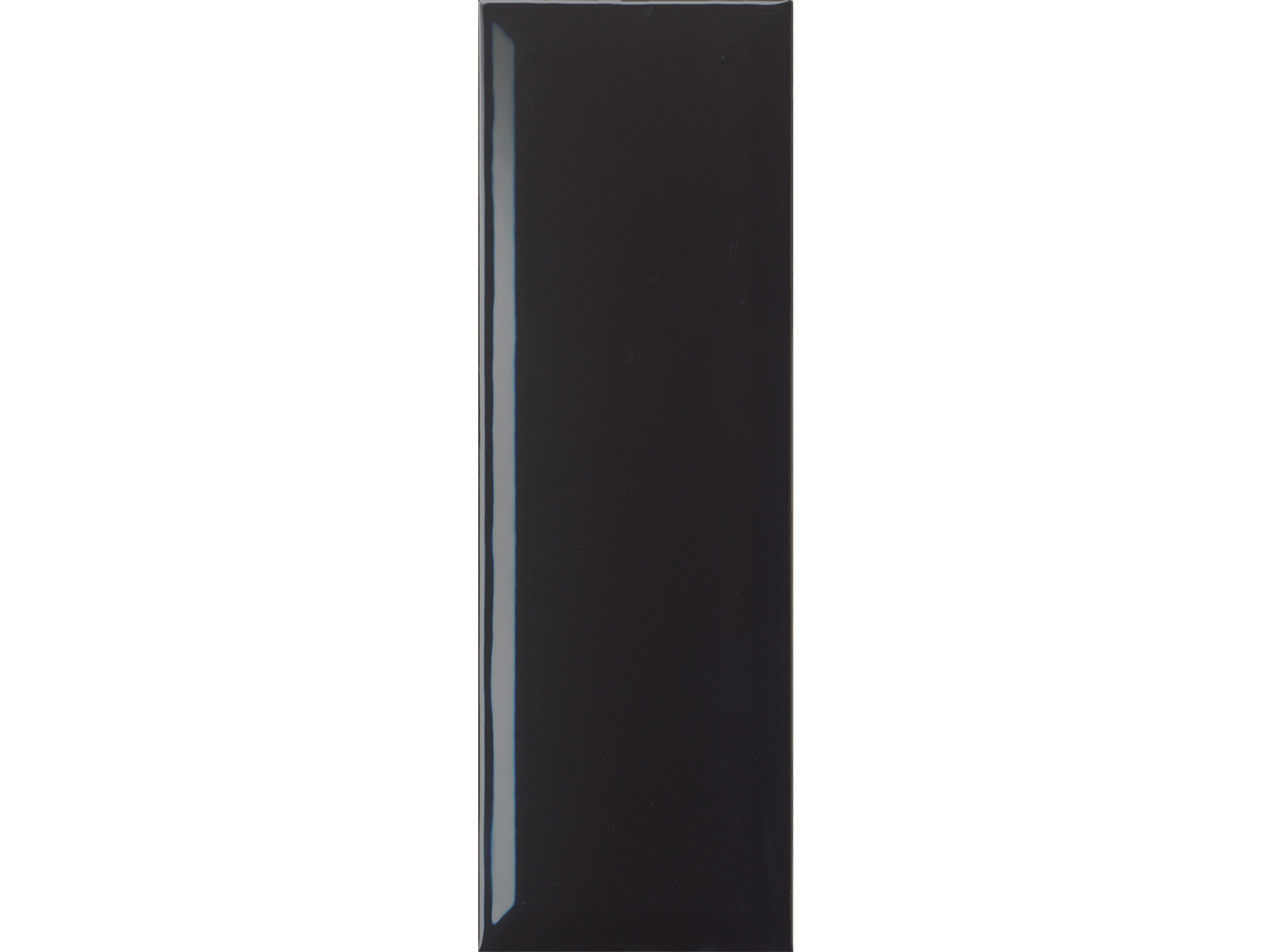 Miniatile Glossy Black Avenue Wall Tile