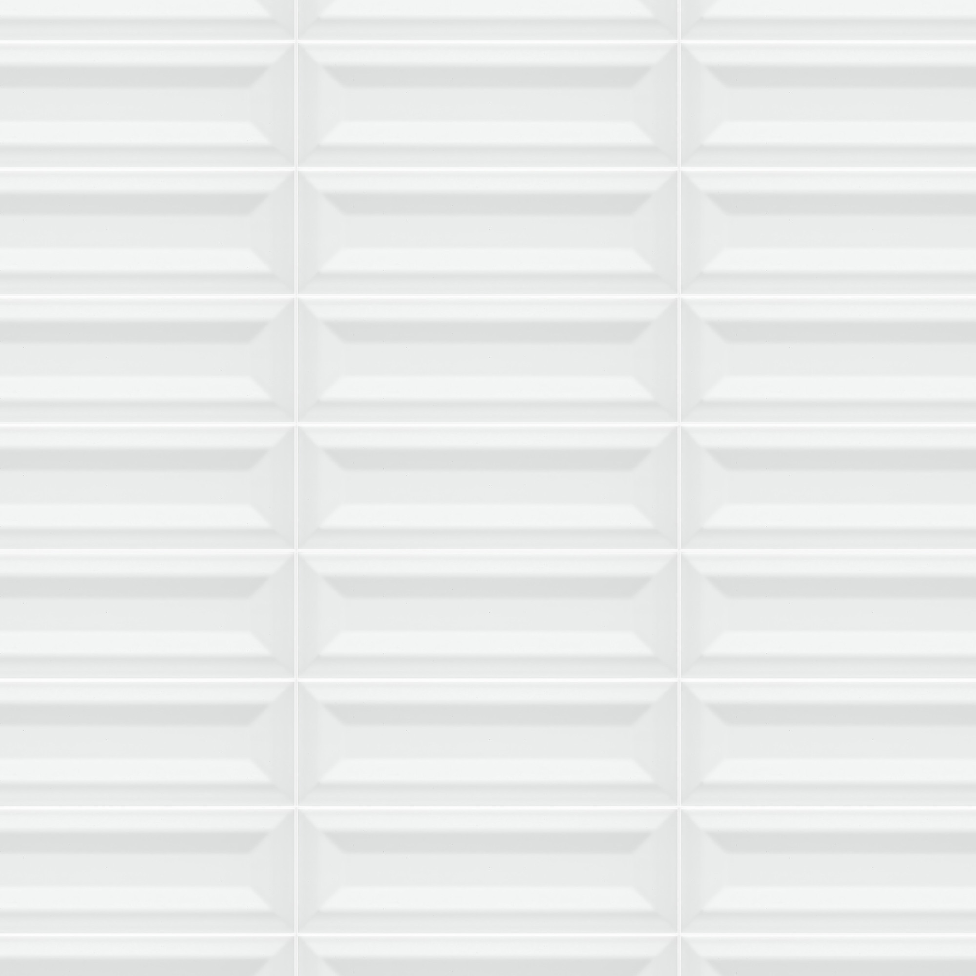 Miniatile Glossy White Windsor Frame Wall Tile