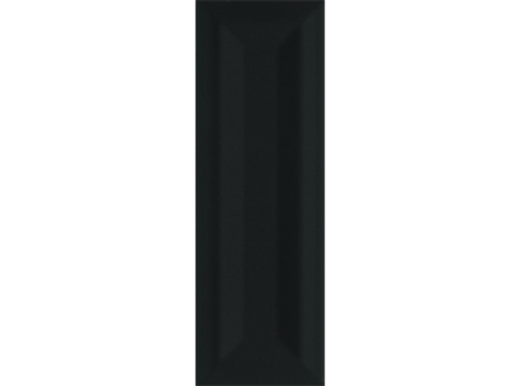 Miniatile Glossy Black Windsor Frame Wall Tile