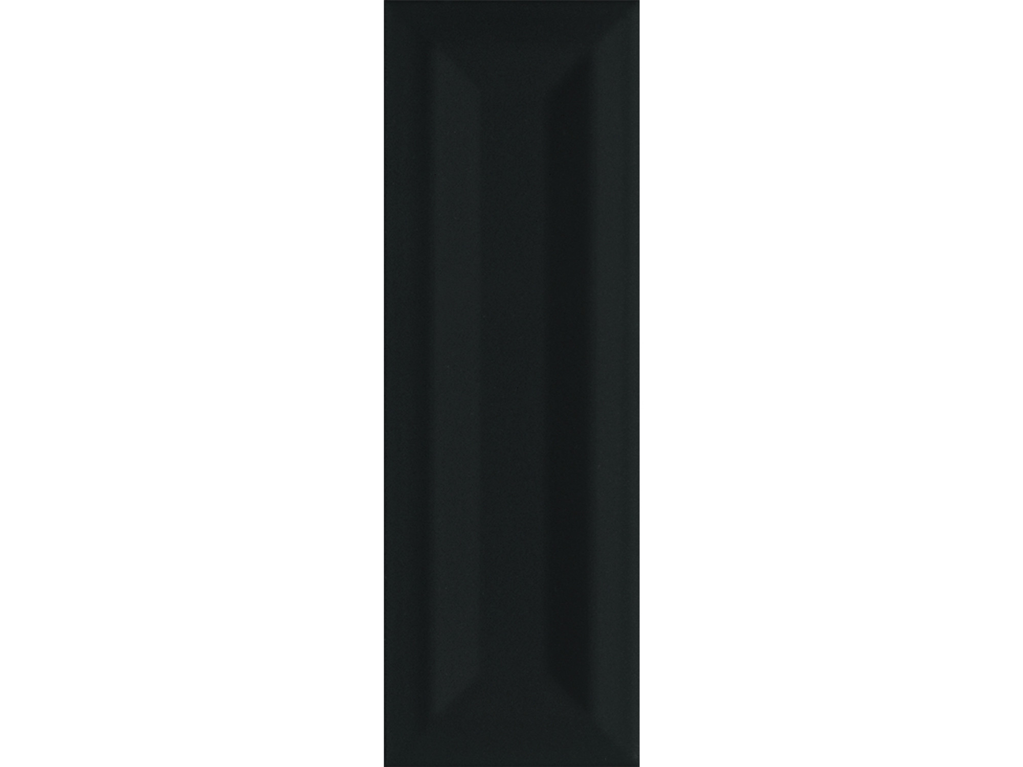Miniatile Glossy Black Windsor Frame Wall Tile