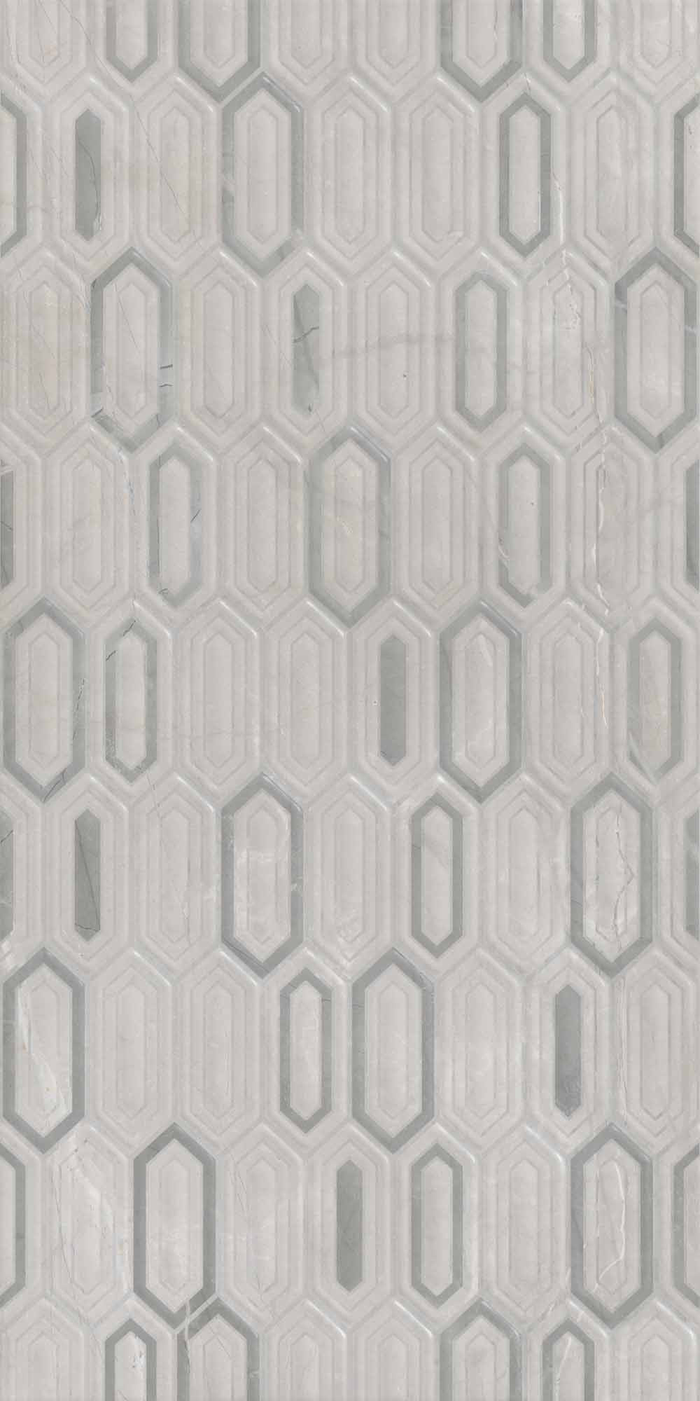Luna Glossy Bone Grey Mix Decor