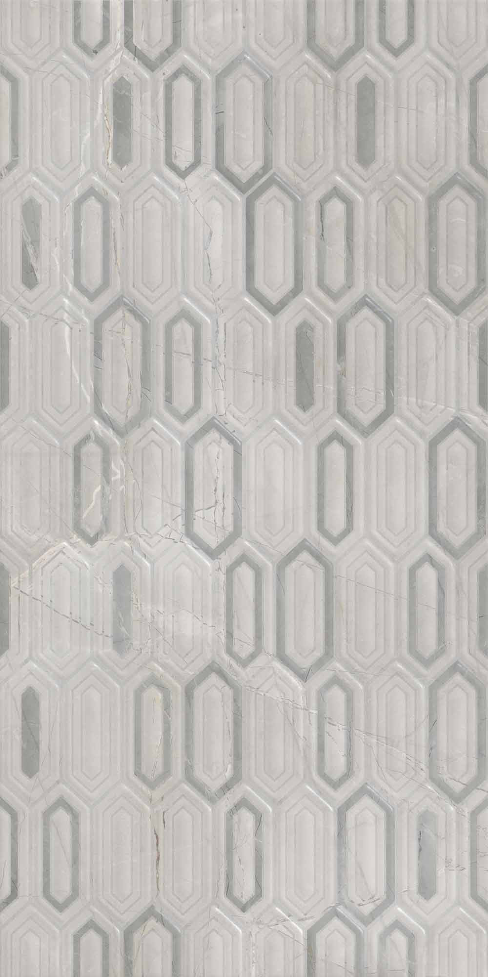 Luna Glossy Bone Grey Mix Decor