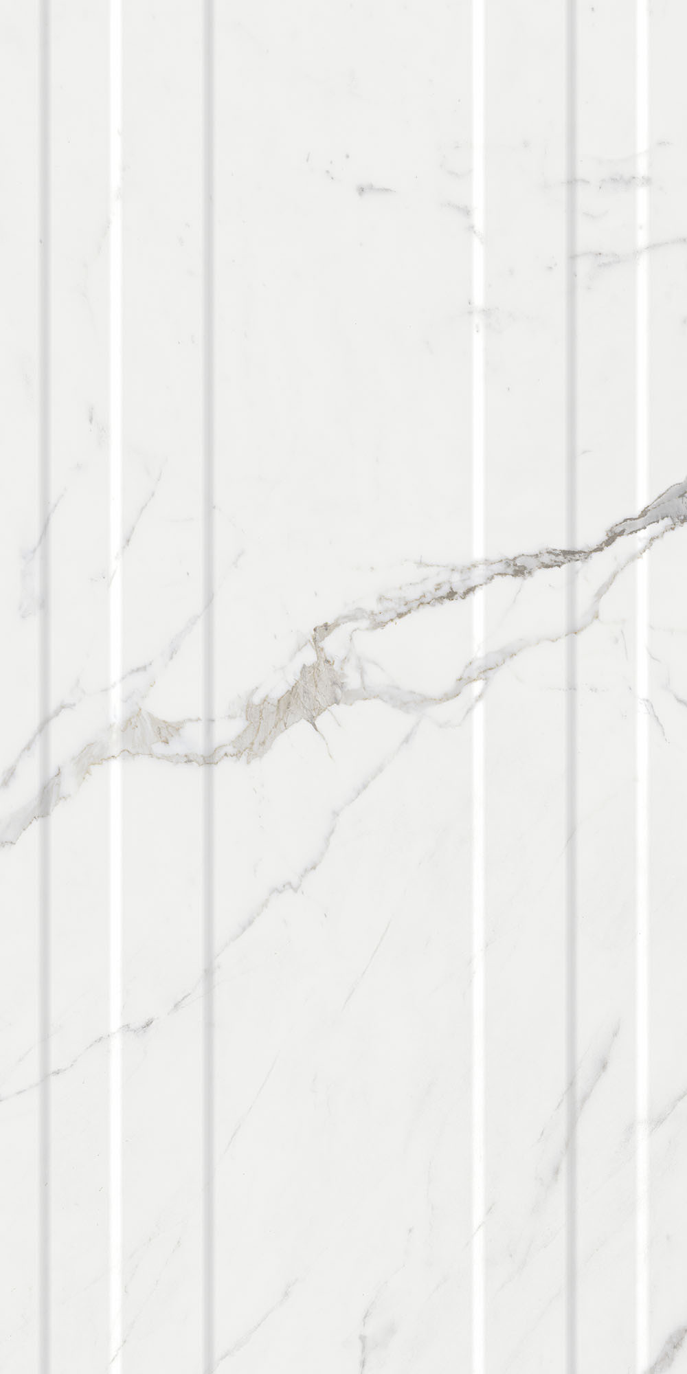 Sandra Glossy White Çizgili Decor