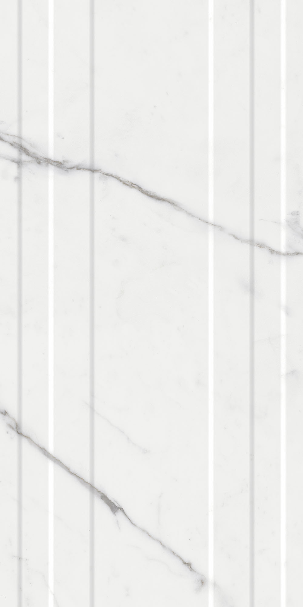Sandra Glossy White Çizgili Decor
