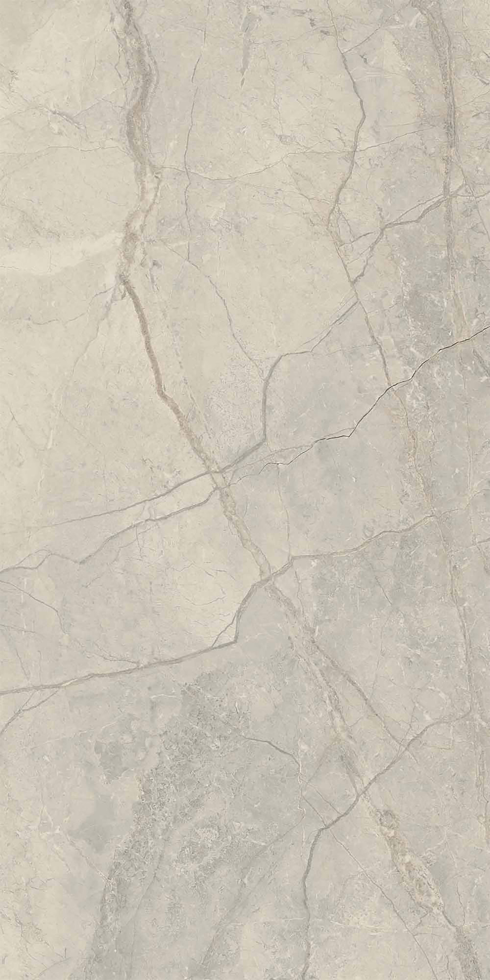 Royal Marbles Mat Silver River Light Porselen Karo