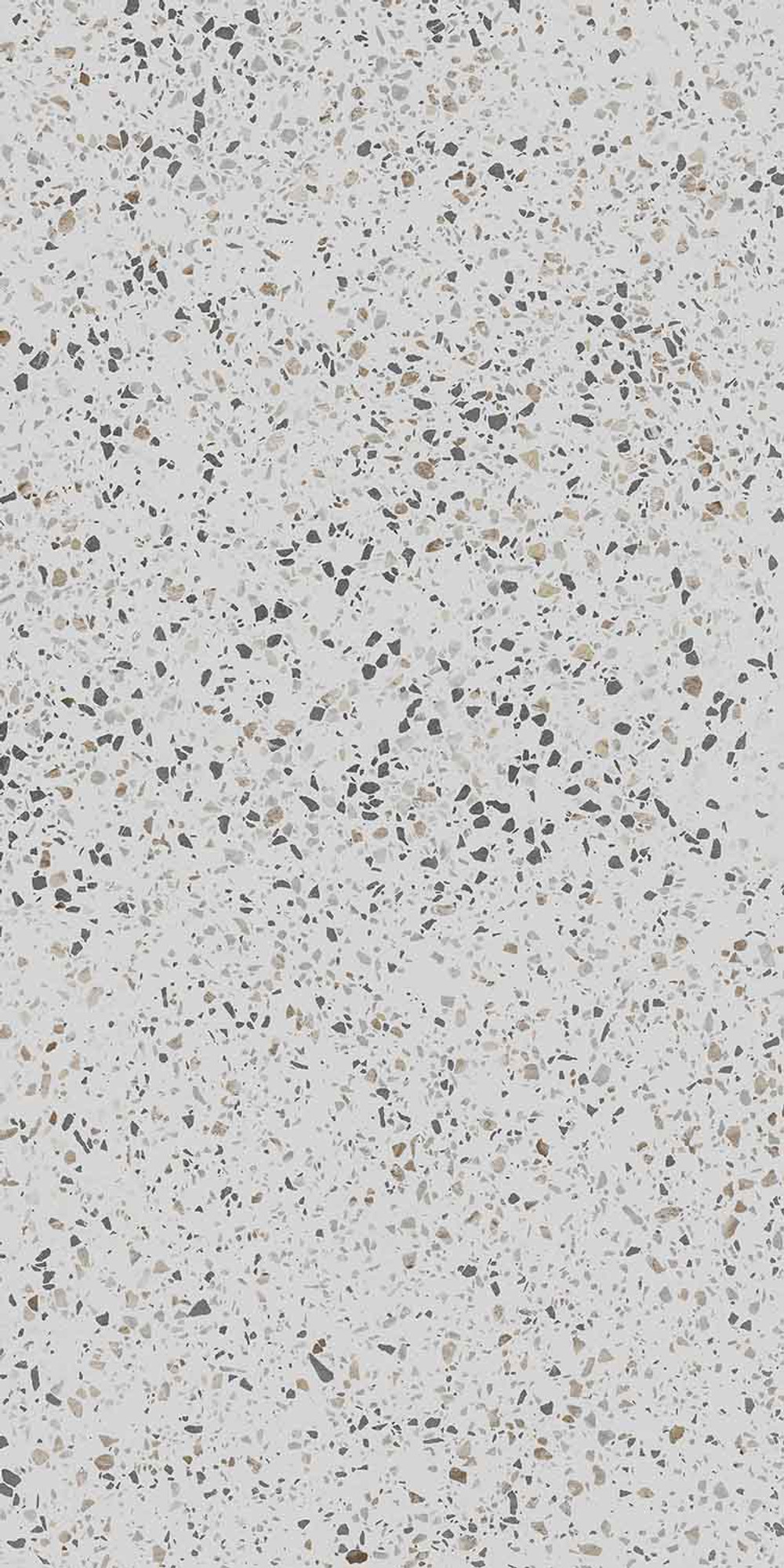 Terrazzo Parlak Beyaz Multicolor Porselen Karo