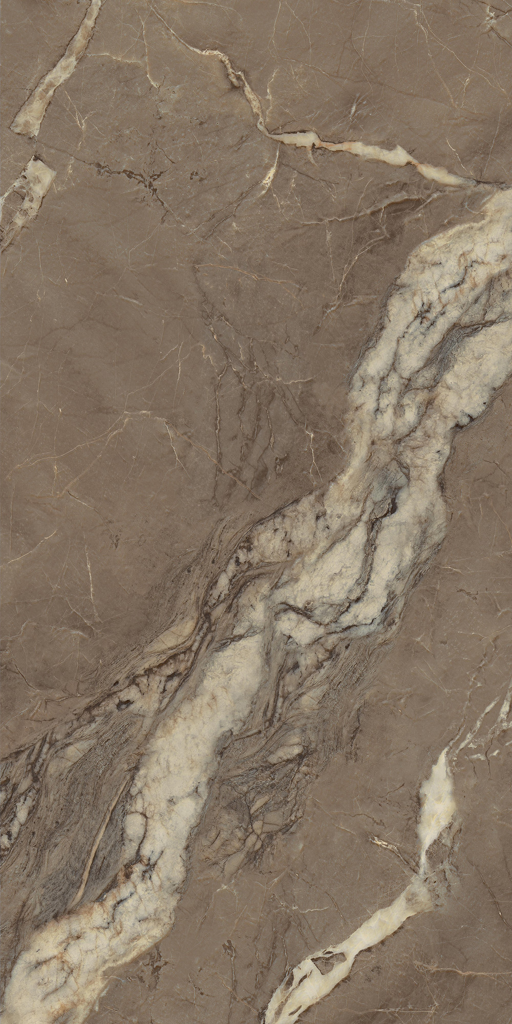 Berry Brown Marble Mat Porselen Karo