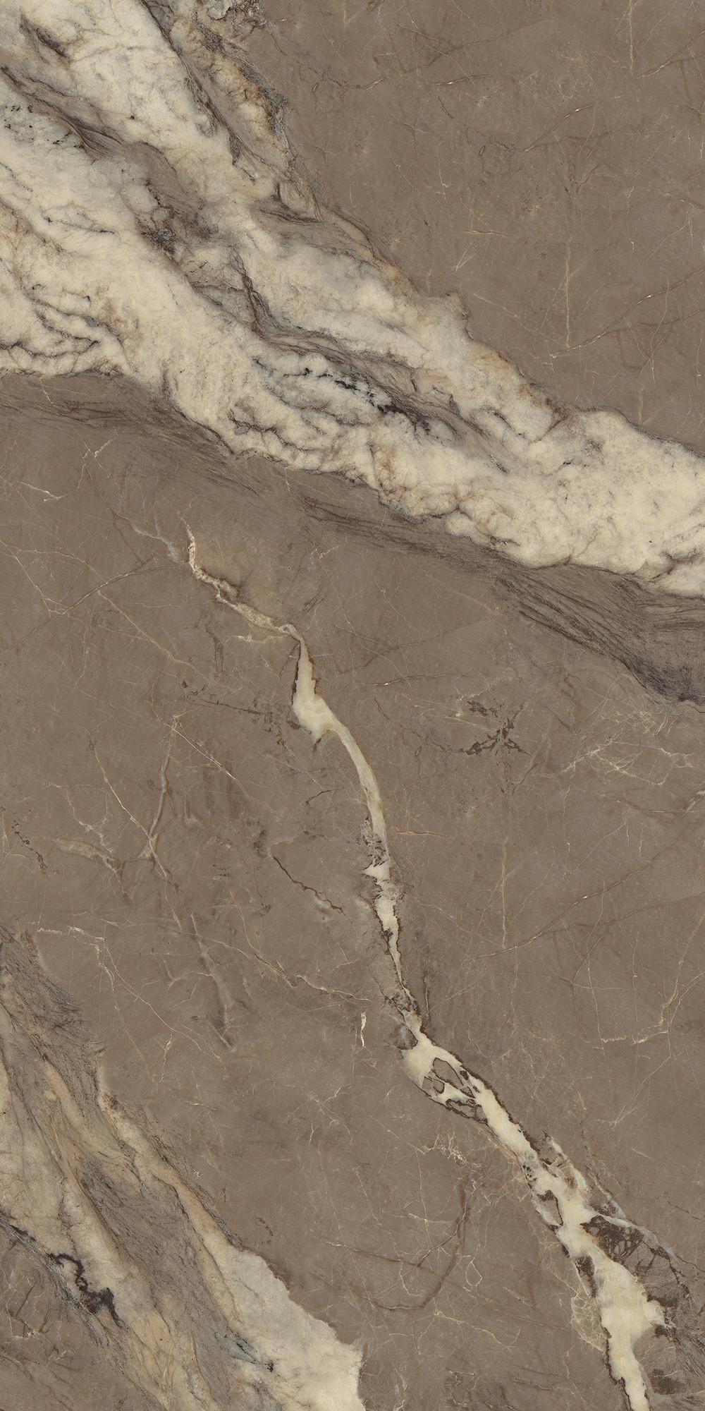 Berry Brown Marble Mat Porselen Karo