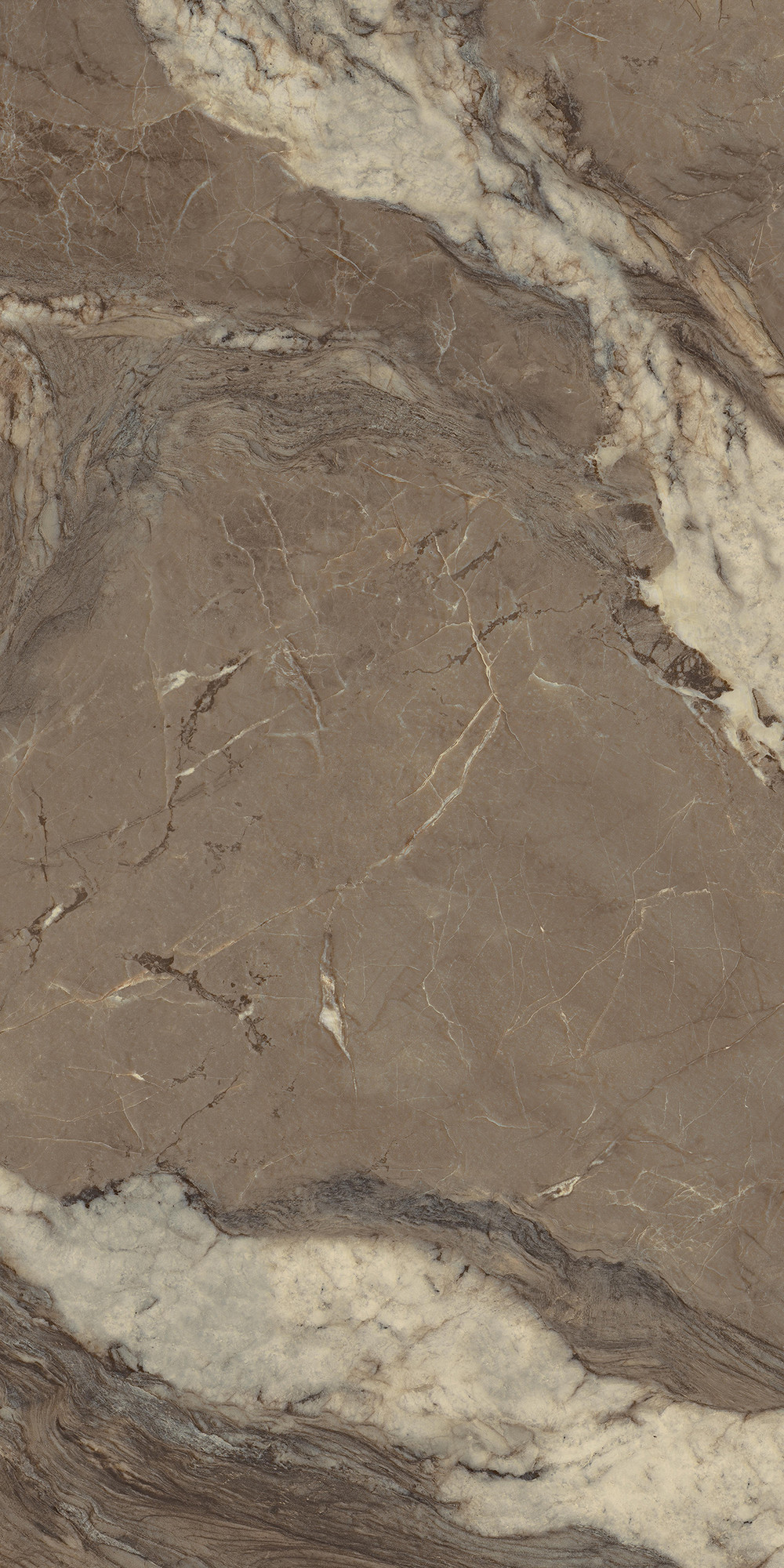 Berry Brown Marble Mat Porselen Karo