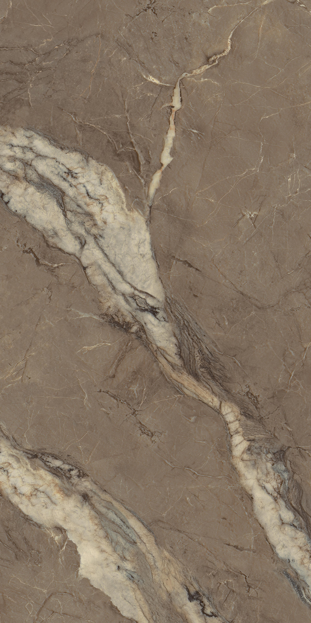 Berry Brown Marble Mat Porselen Karo