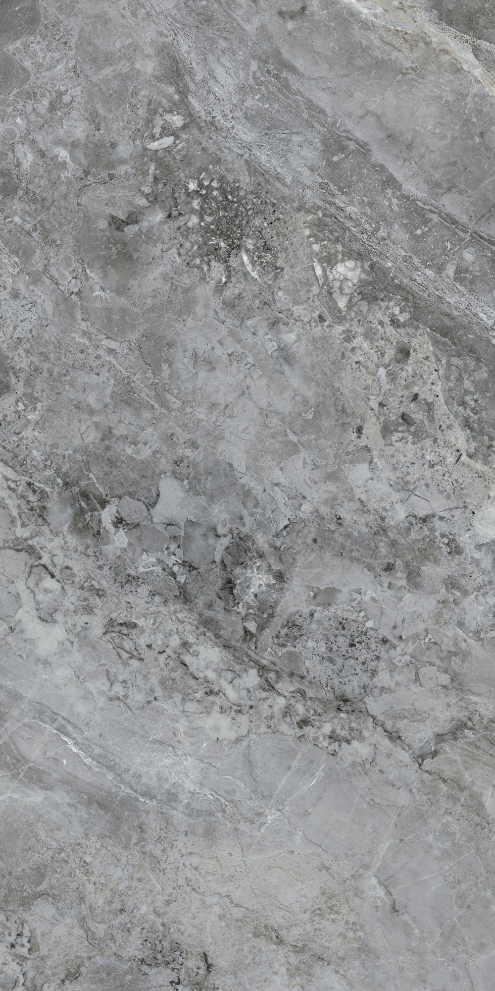 Nairobi Marble Polished Grey Porcelain Tile 60x120