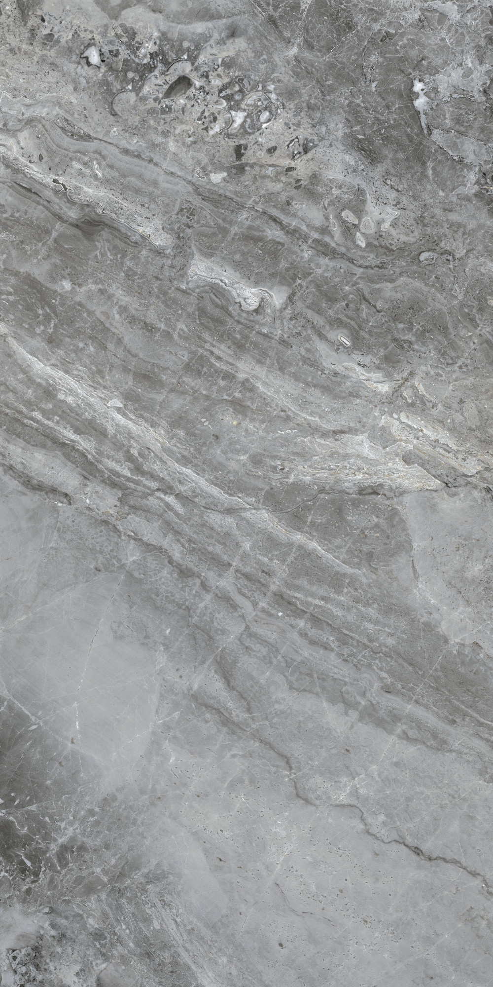 Nairobi Marble Polished Grey Porcelain Tile 60x120