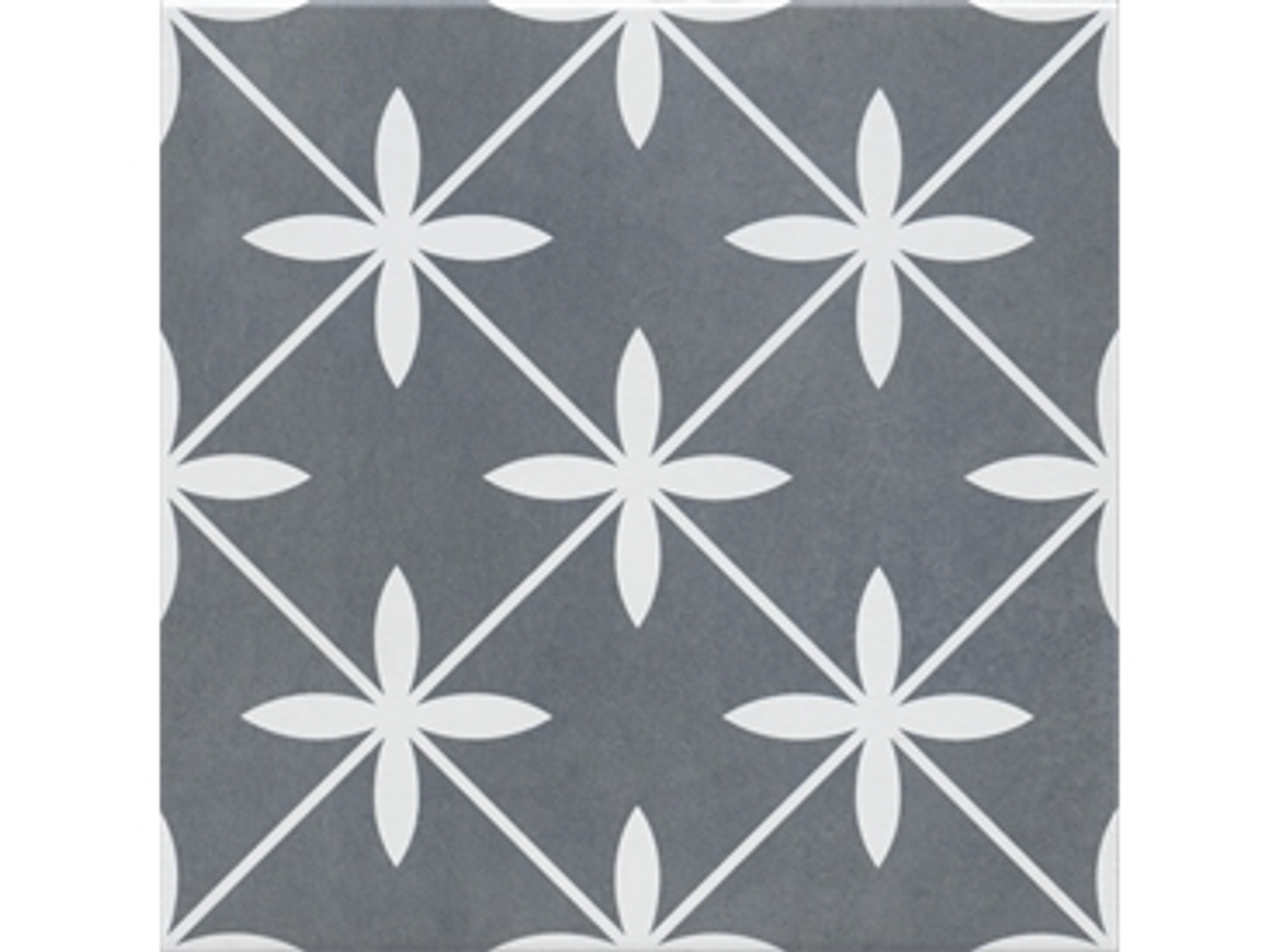 Ornament Mat Koyu Gri Multi Sırlı Granit