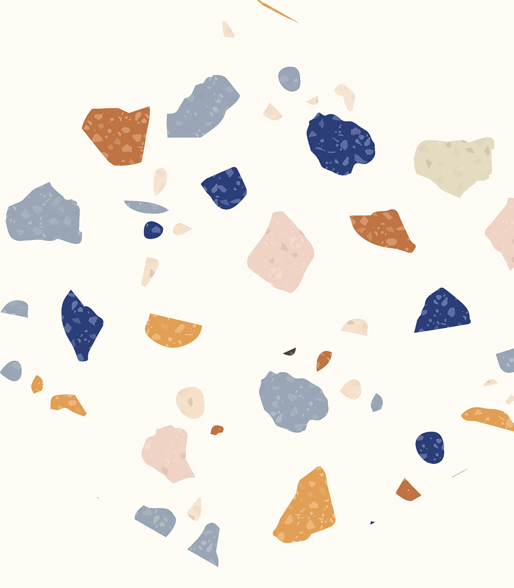 Miniatile Matte Kids Joy Terrazzo Glazed Granite