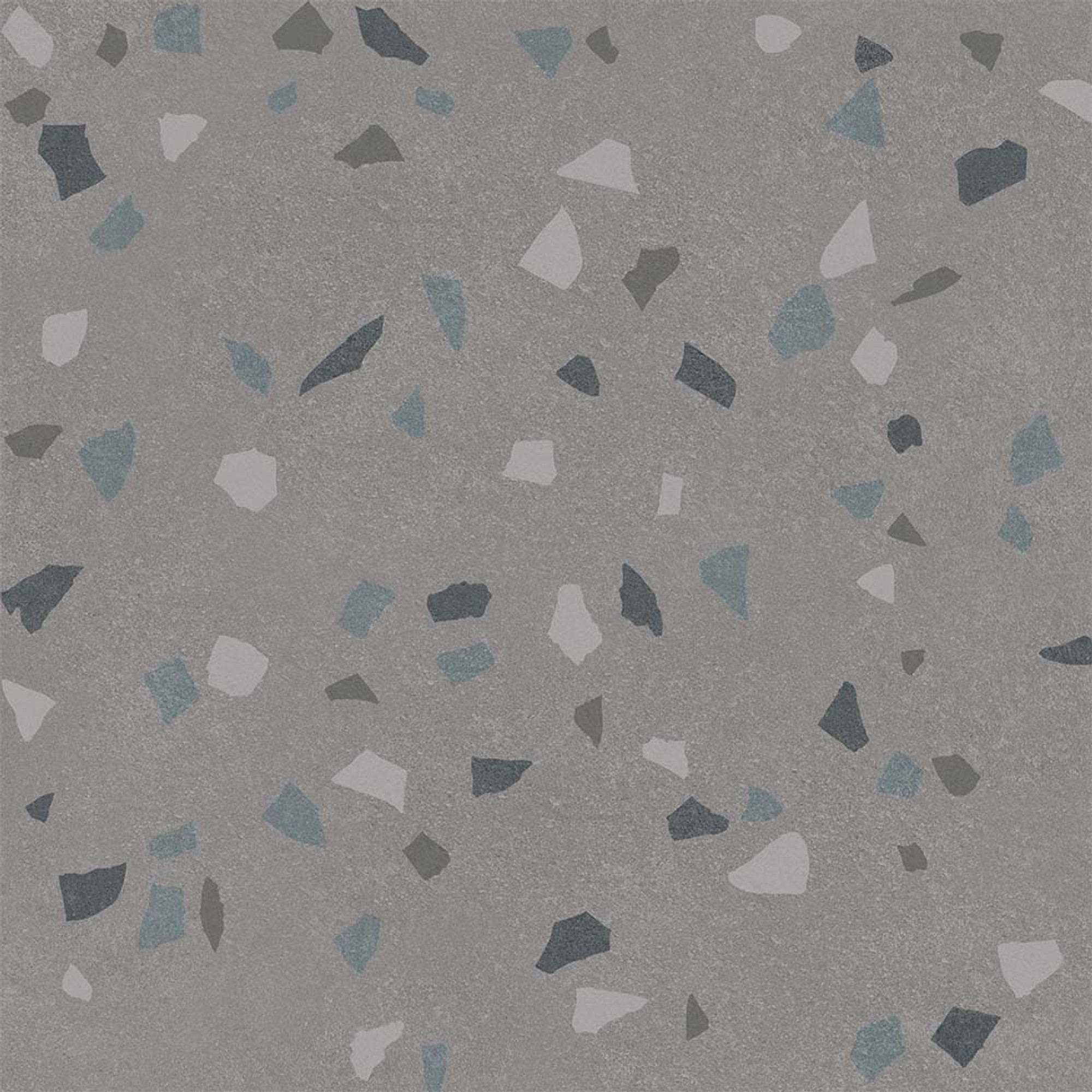Terrazo Macro Mat Gri Sırlı Granit