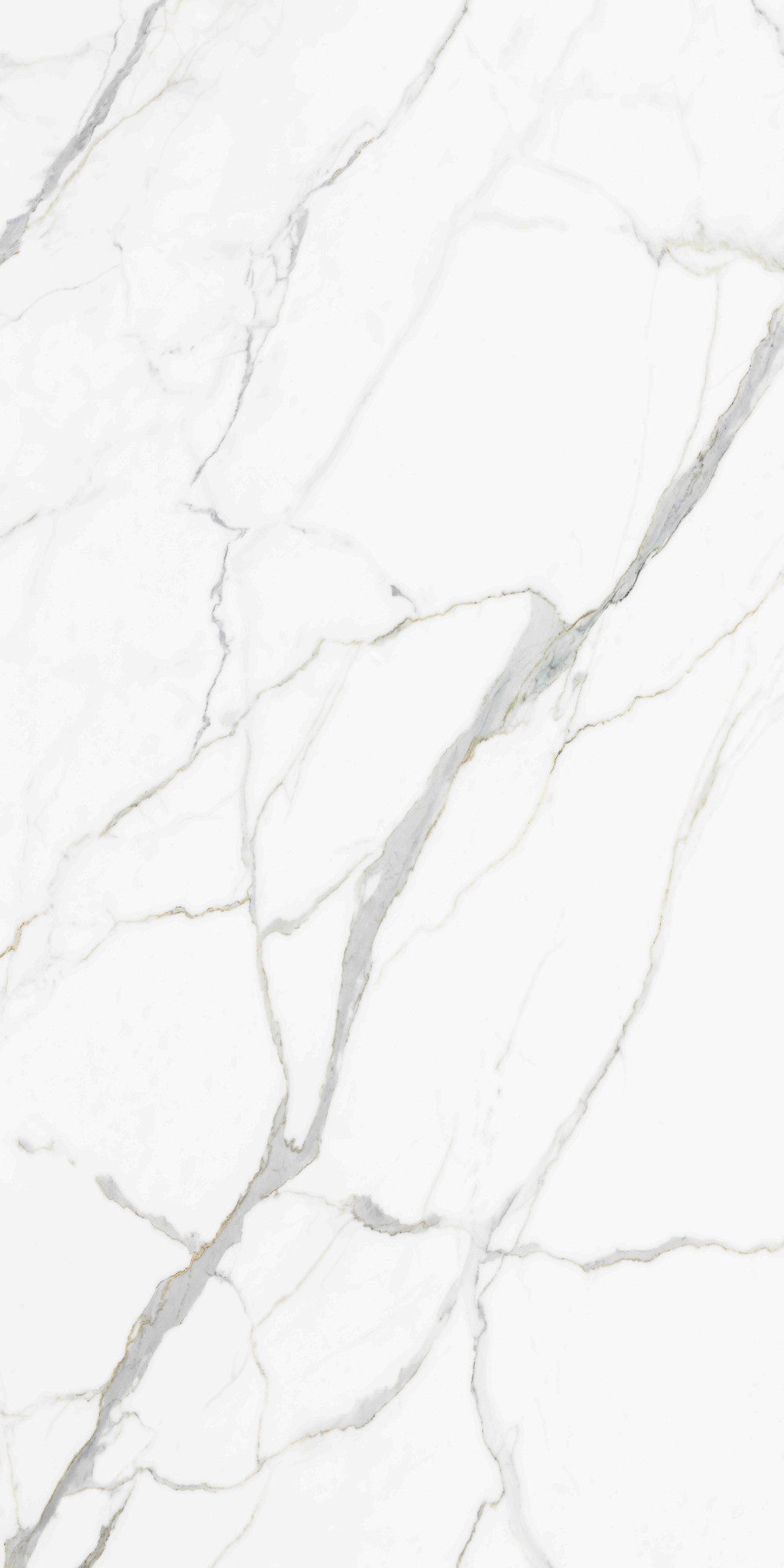 Calacatta Unique Glossy Kalesinterflex Porcelain Slab 162x323