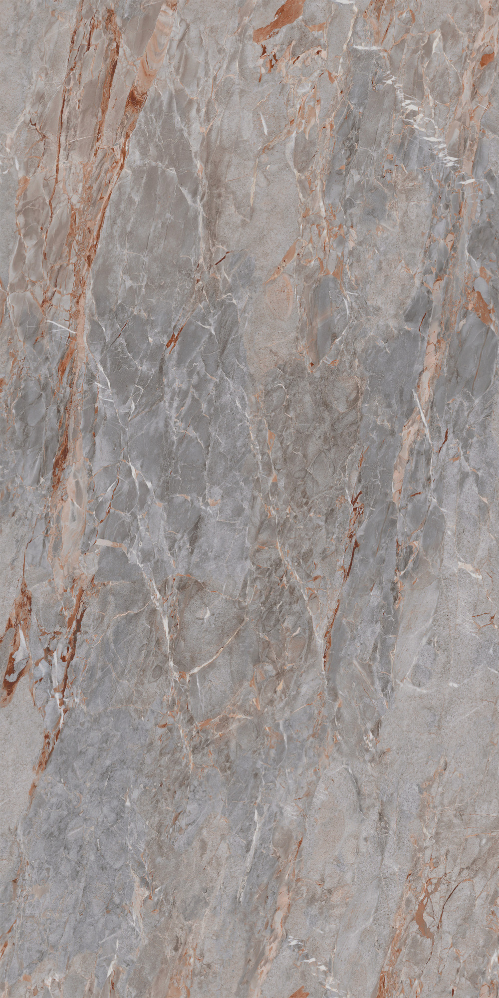 Sarrancolin Glossy Kalesinterflex Porcelain Slab 162x323