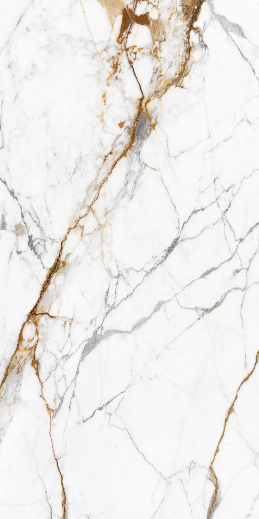 Golden Hour Polished Kalesinterflex Porcelain Slab 162X323