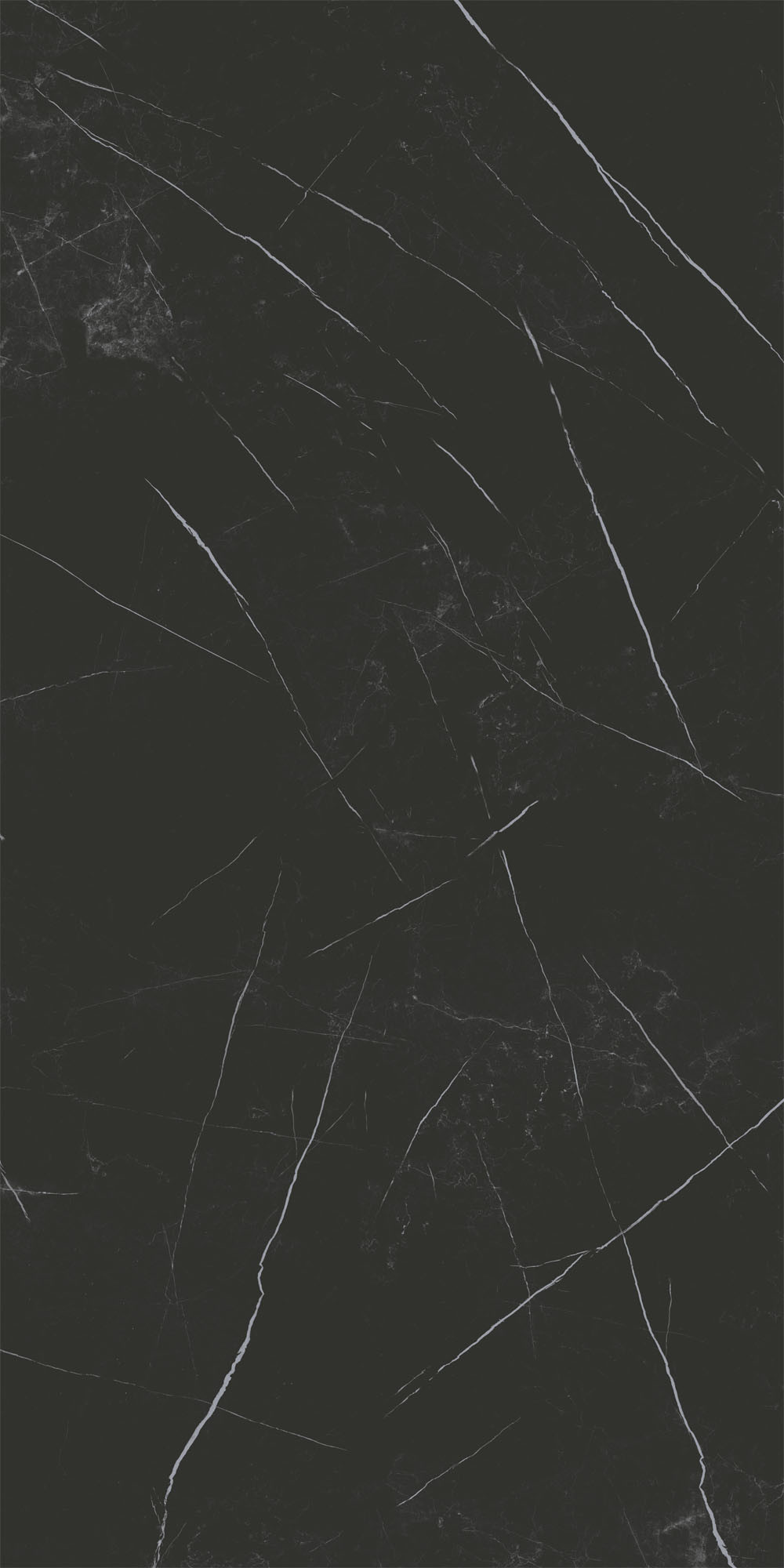 Pietra Nero Polished Kalesinterflex Porcelain Slab 162X323