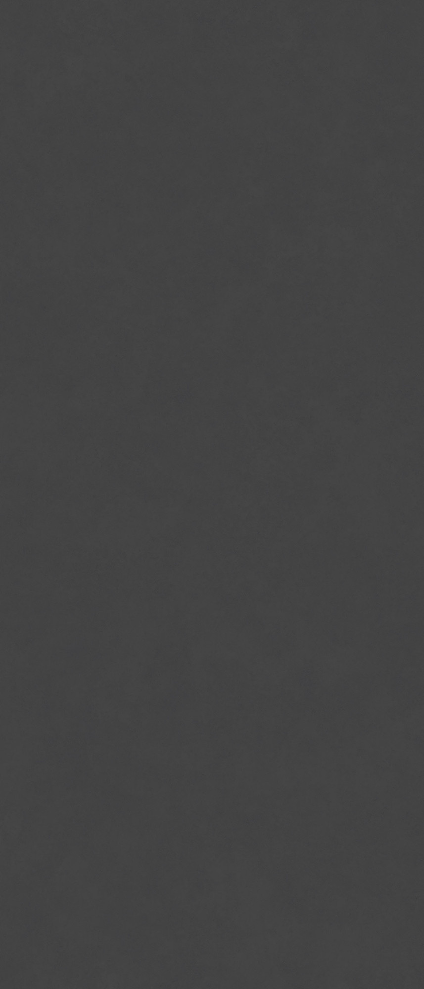 Intonaco Matte Anthracite Porcelain Tile 120x280