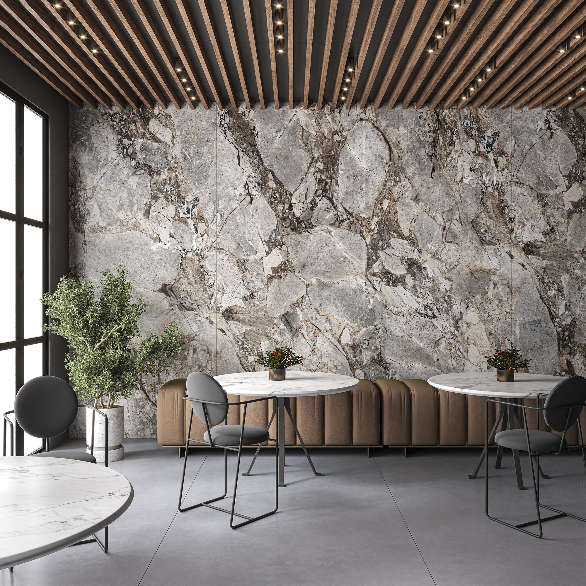 Babylon Mat Porselen Karo 120x280