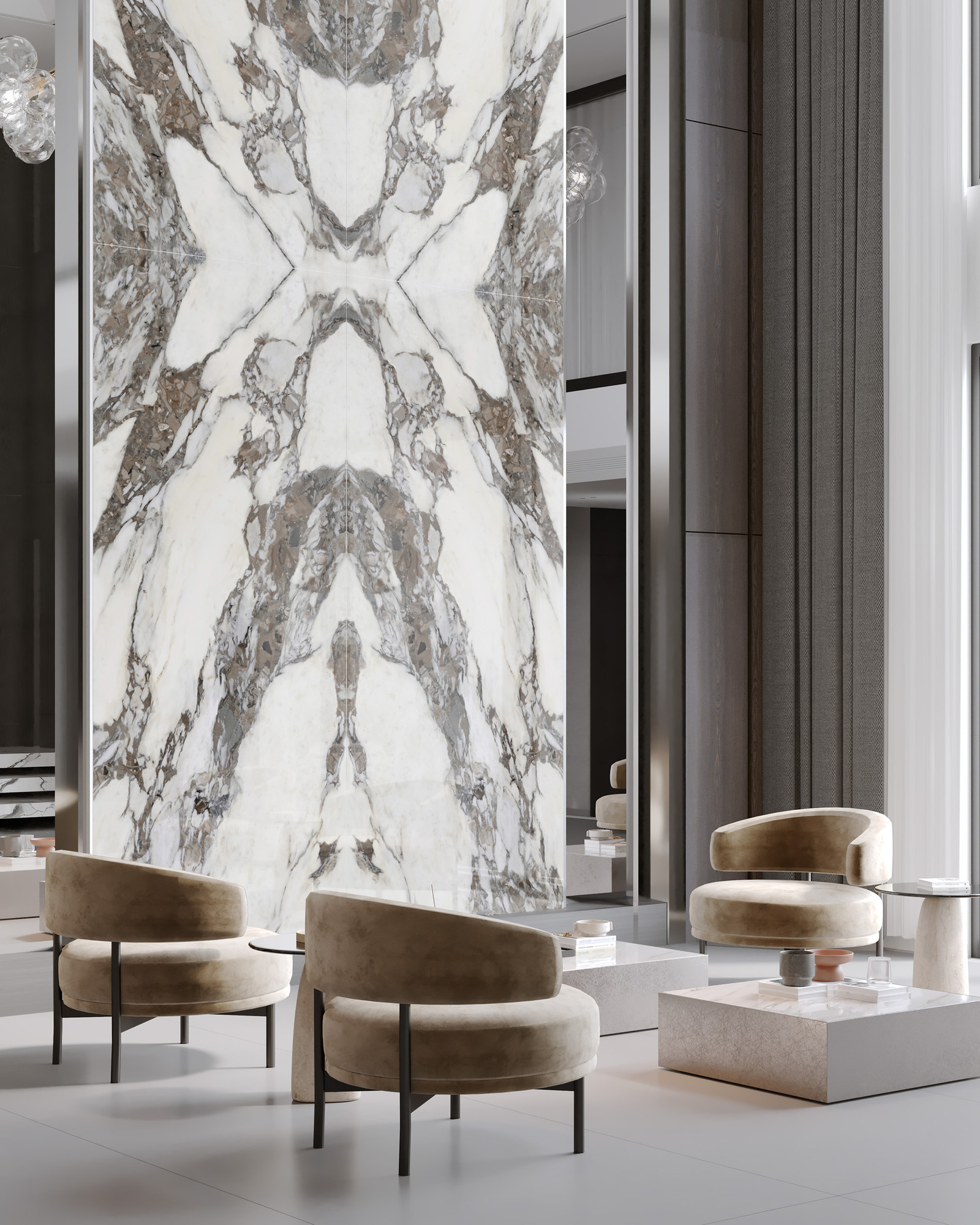Bone Parlak Porselen Karo 120x280