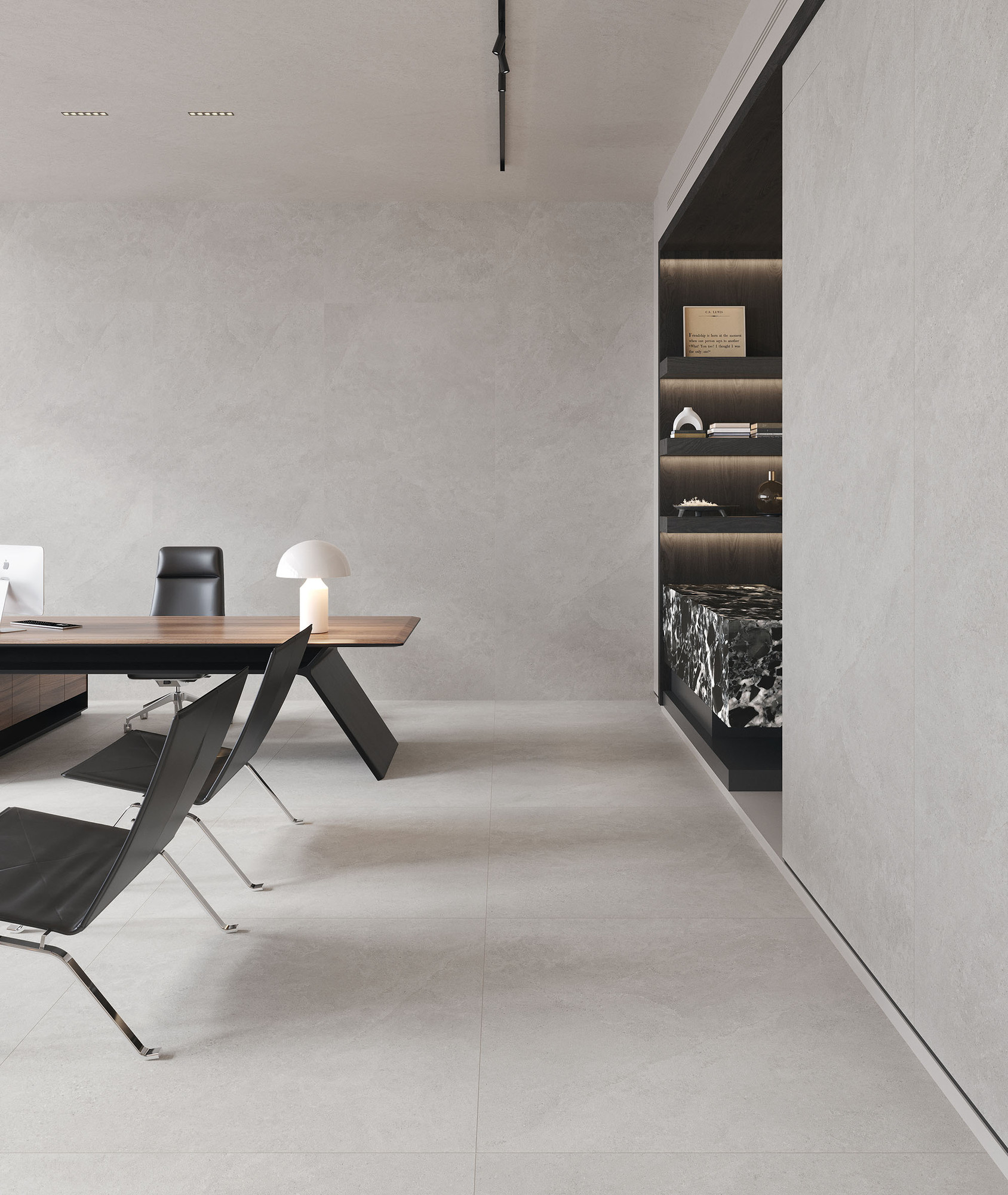 Borgogna Stone Natural Mat Kemik Porselen Karo 120x280