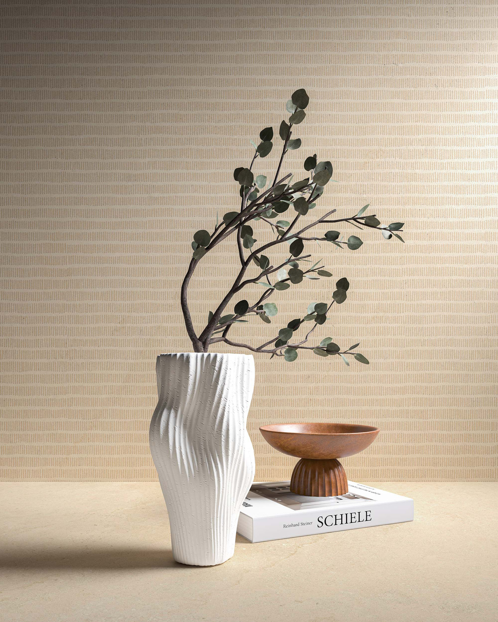 Borgogna Stone Dekor Mat Kemik Porselen Karo 120x280