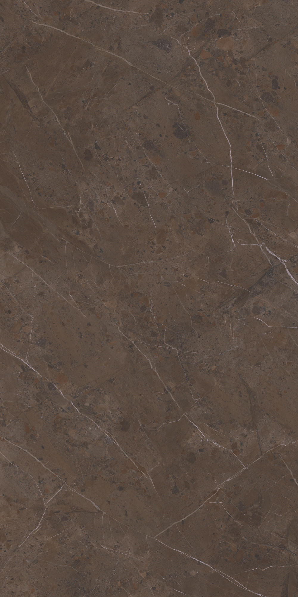 Imperiale Brown Parlak Porselen Plaka 162x323