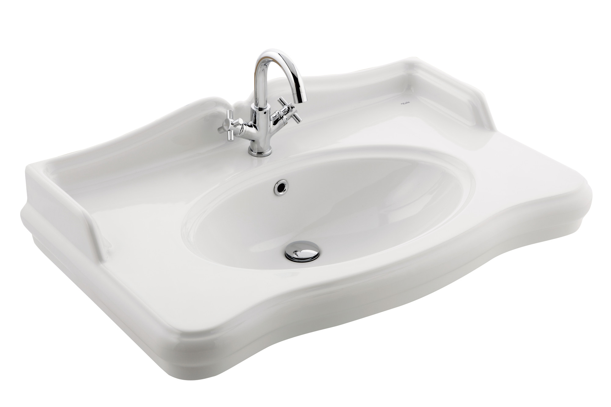 Victorian Shelf Washbasin 90x56 With 3 Tap Holes