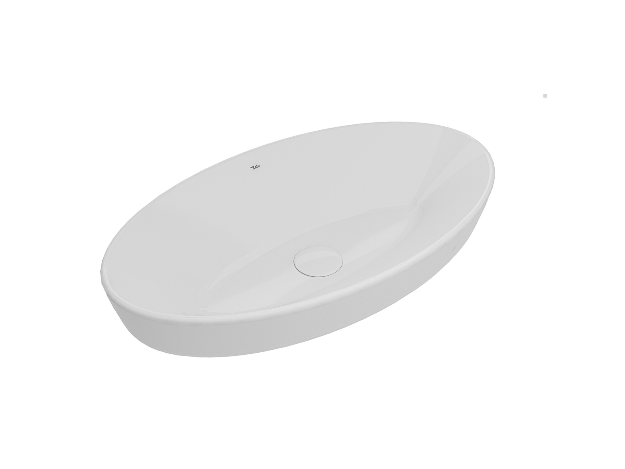 Dove 2.0 Oval Çanak Lavabo Beyaz 70x40cm