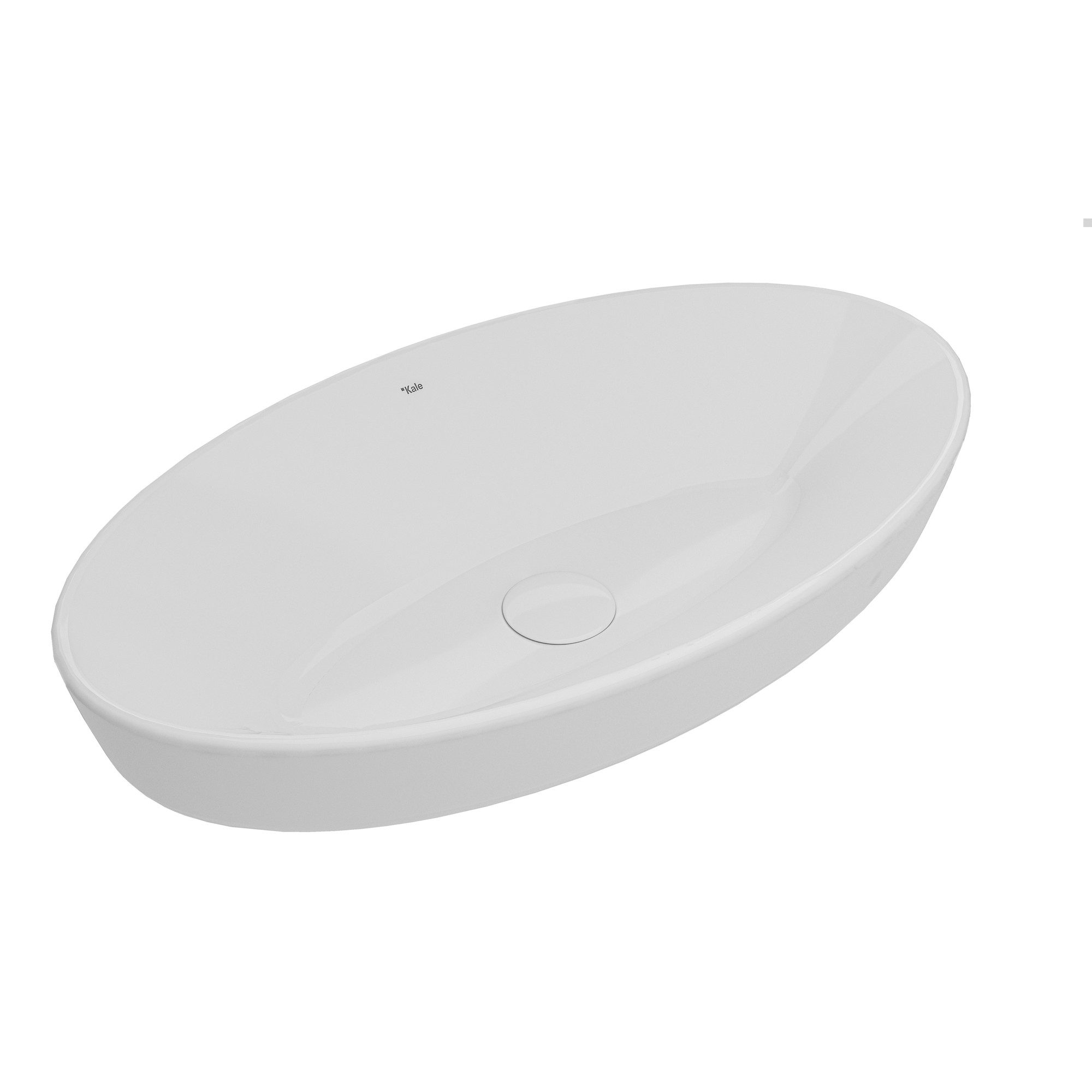 Dove 2.0 Oval Çanak Lavabo Beyaz 70x40cm