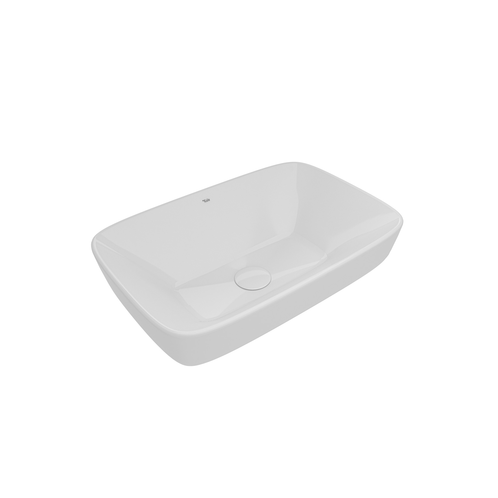 Dove 2.0 Rectangular Bowl Washbasin White 60x40 cm