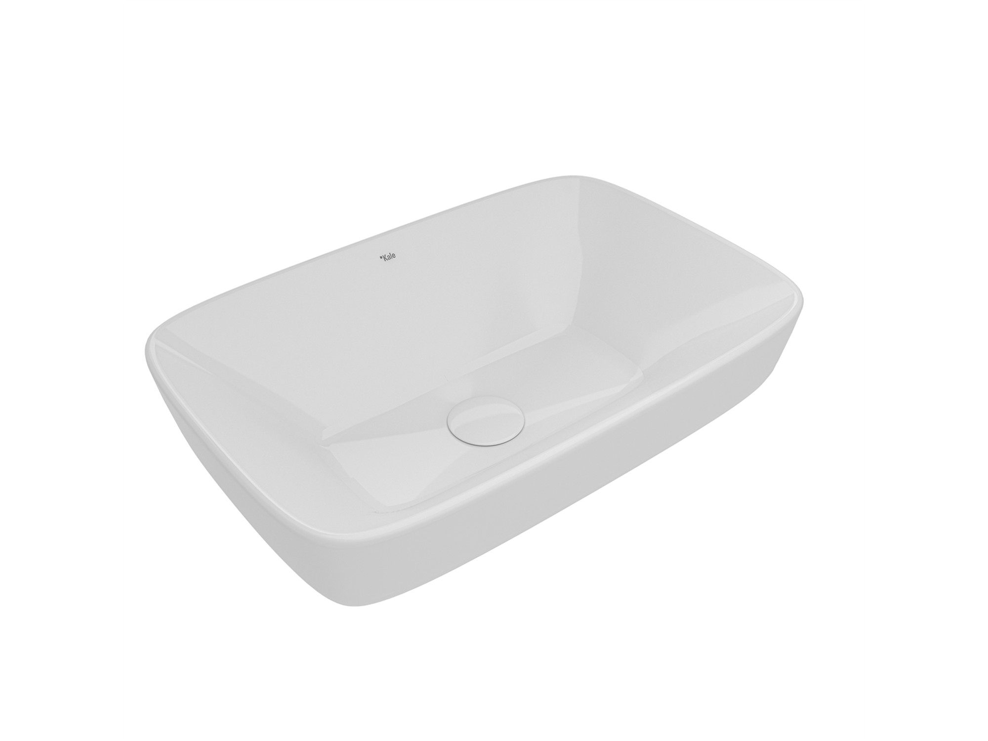 Dove 2.0 Rectangular Bowl Washbasin White 60x40 cm