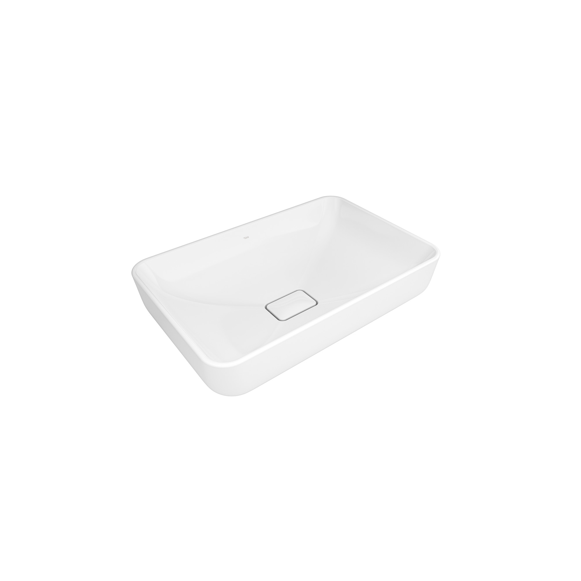 Zero 2.0 Rectangular Bowl Washbasin White 60X40 cm