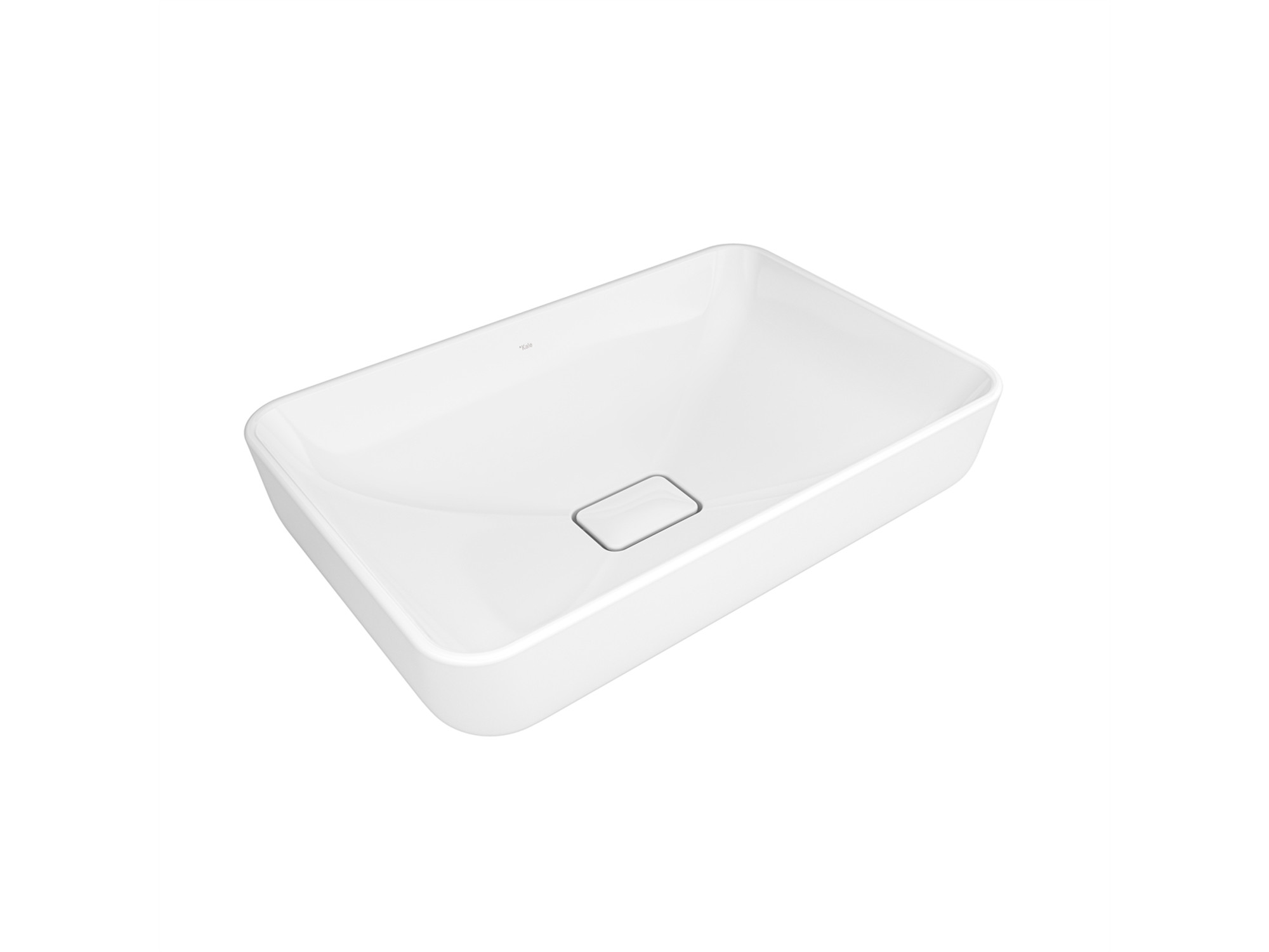 Zero 2.0 Rectangular Bowl Washbasin White 60X40 cm