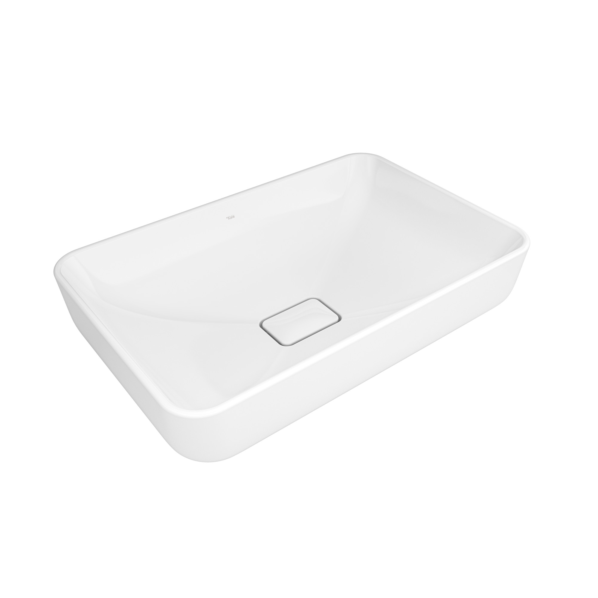 Zero 2.0 Rectangular Bowl Washbasin White 60X40 cm